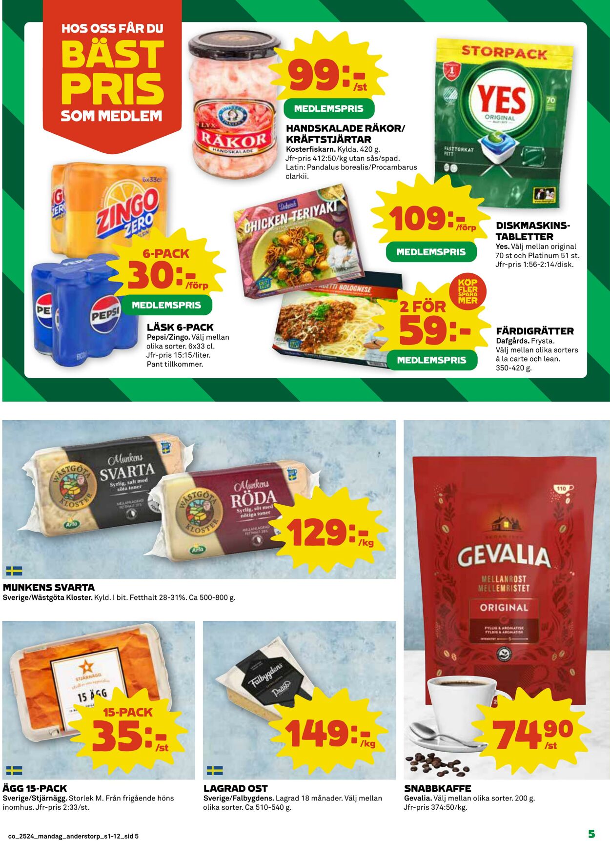 Erbjudanden Coop 09.06.2025 - 15.06.2025