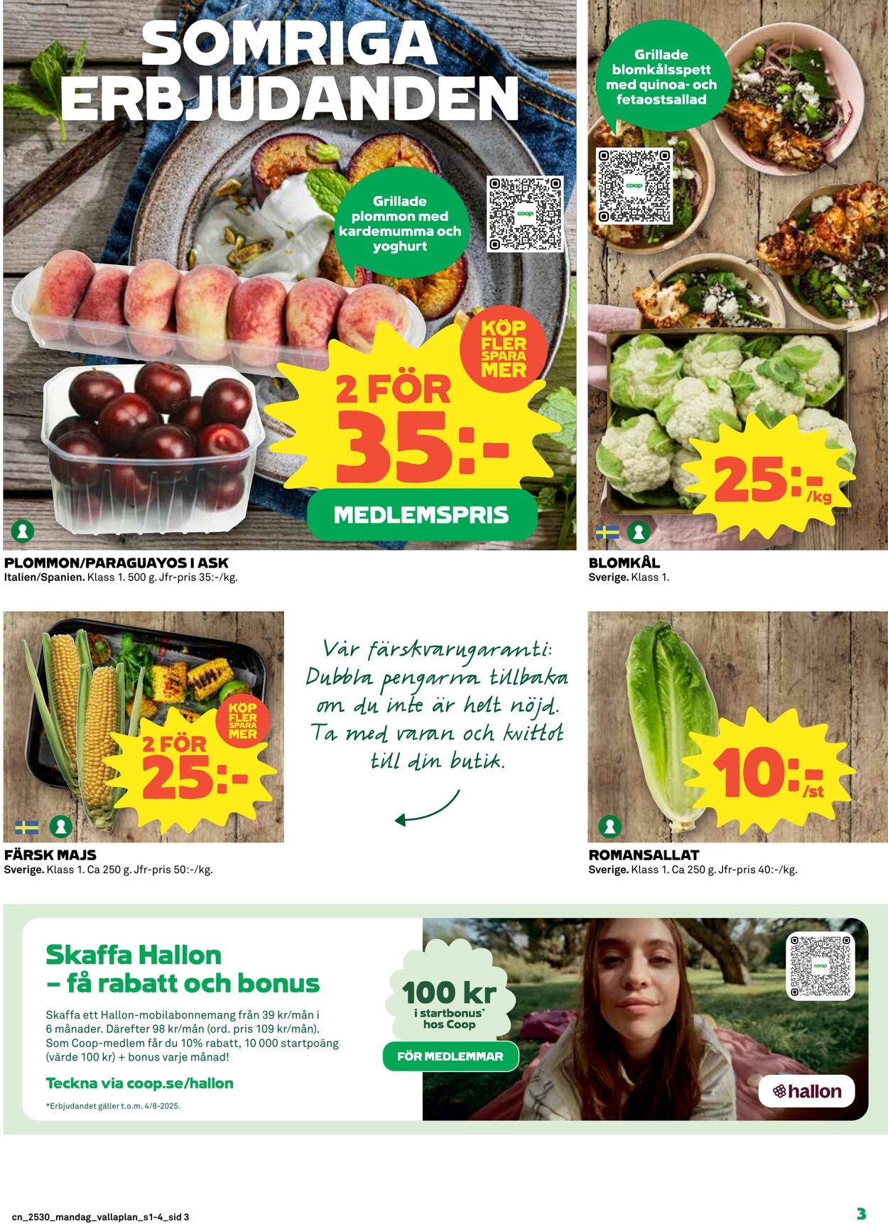 Erbjudanden Coop 21.07.2025 - 27.07.2025