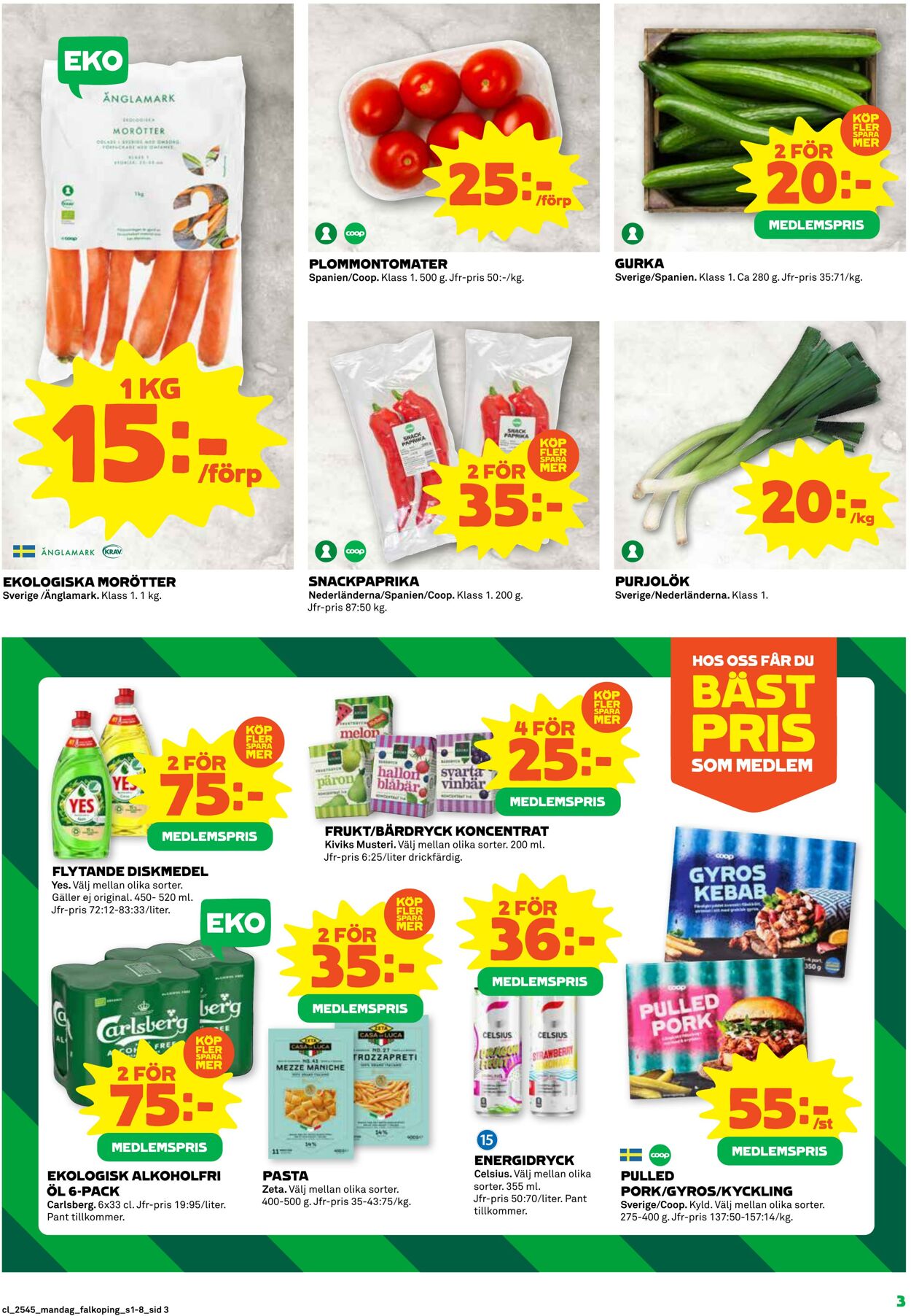 Erbjudanden Coop 03.11.2025 - 09.11.2025
