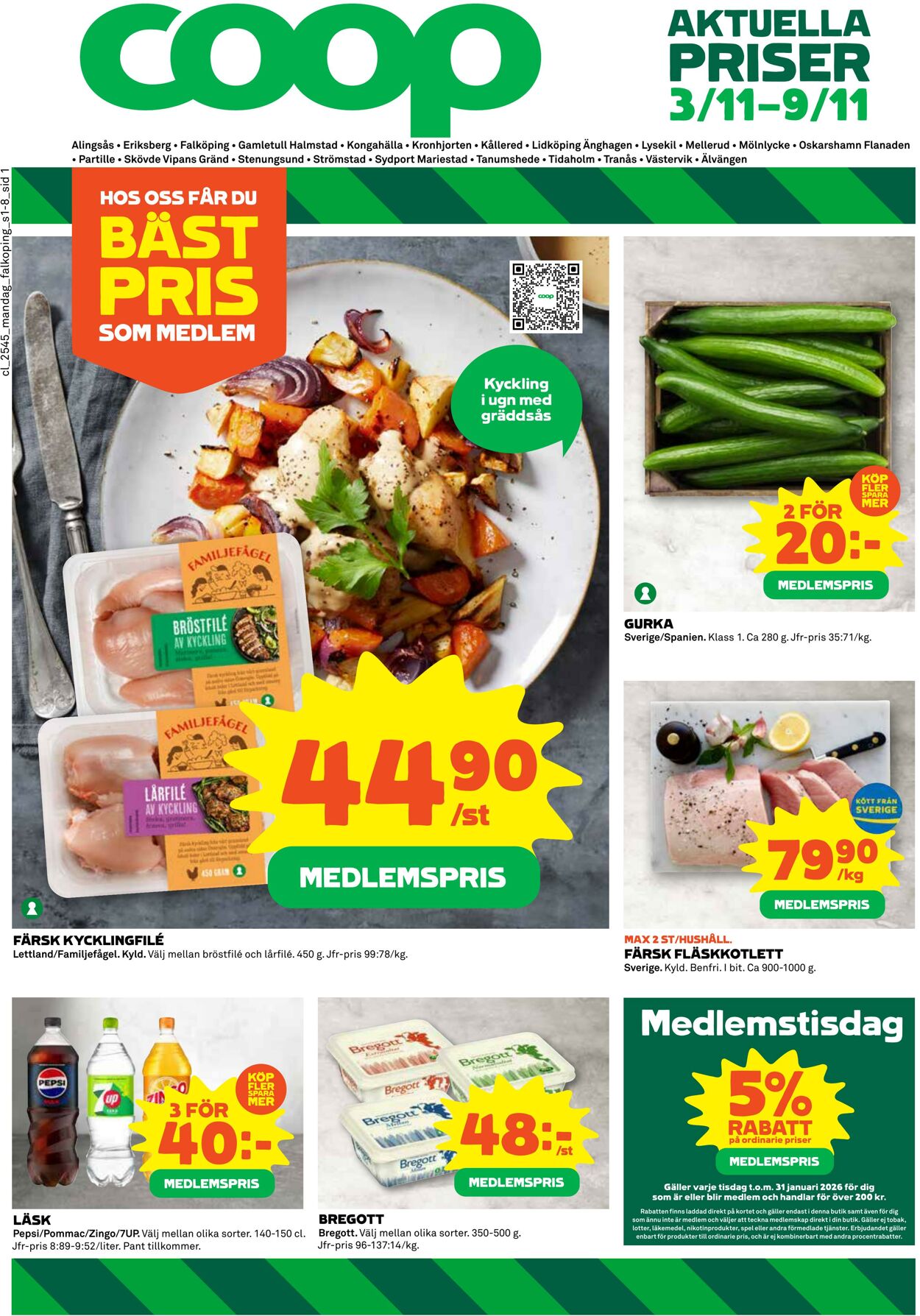Erbjudanden Coop 03.11.2025 - 09.11.2025