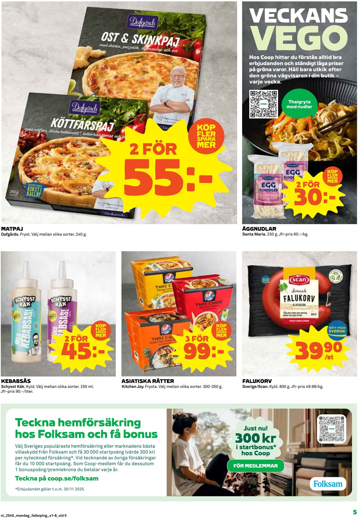 Erbjudanden Coop 03.11.2025 - 09.11.2025