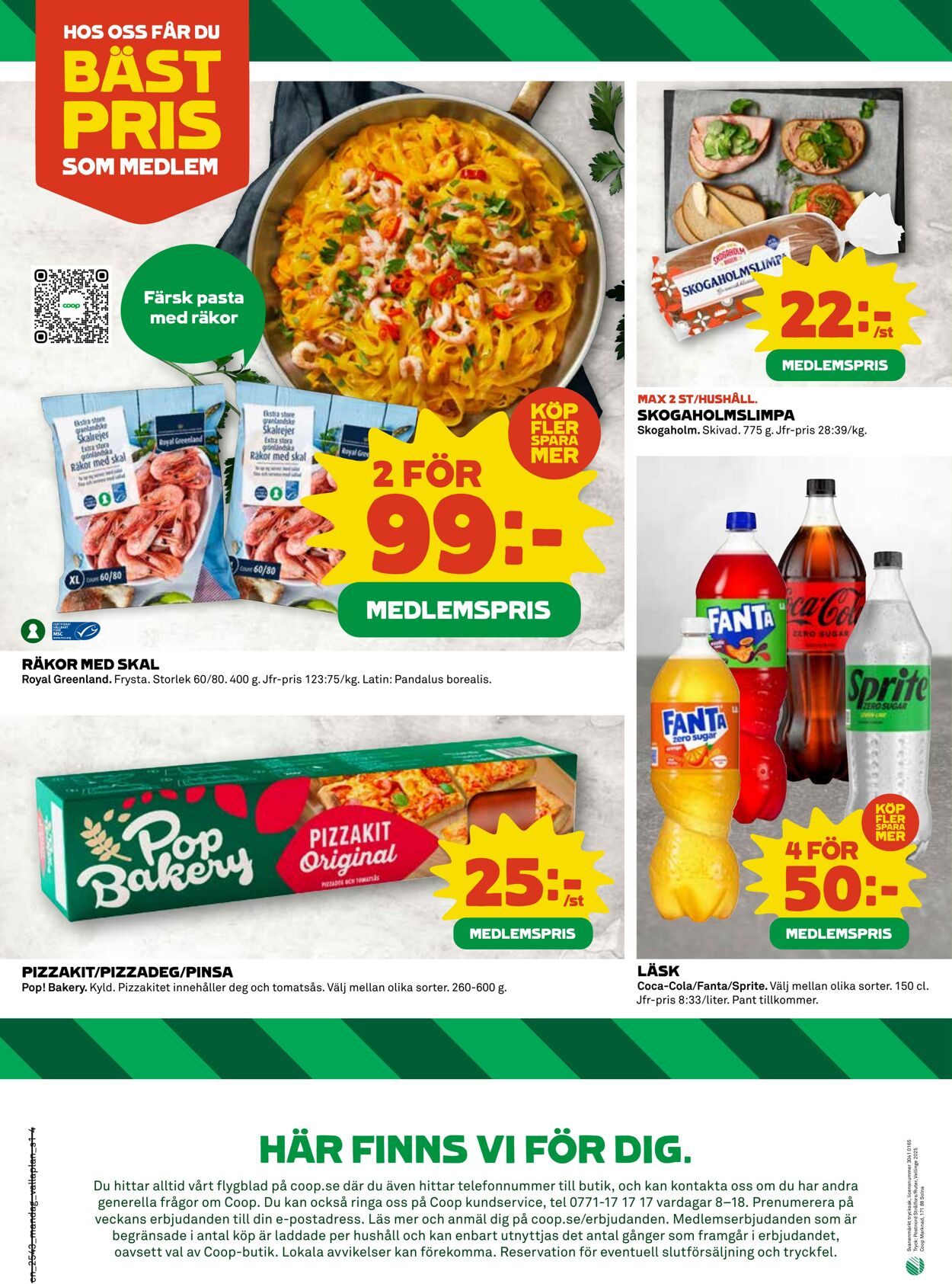 Erbjudanden Coop 20.10.2025 - 26.10.2025