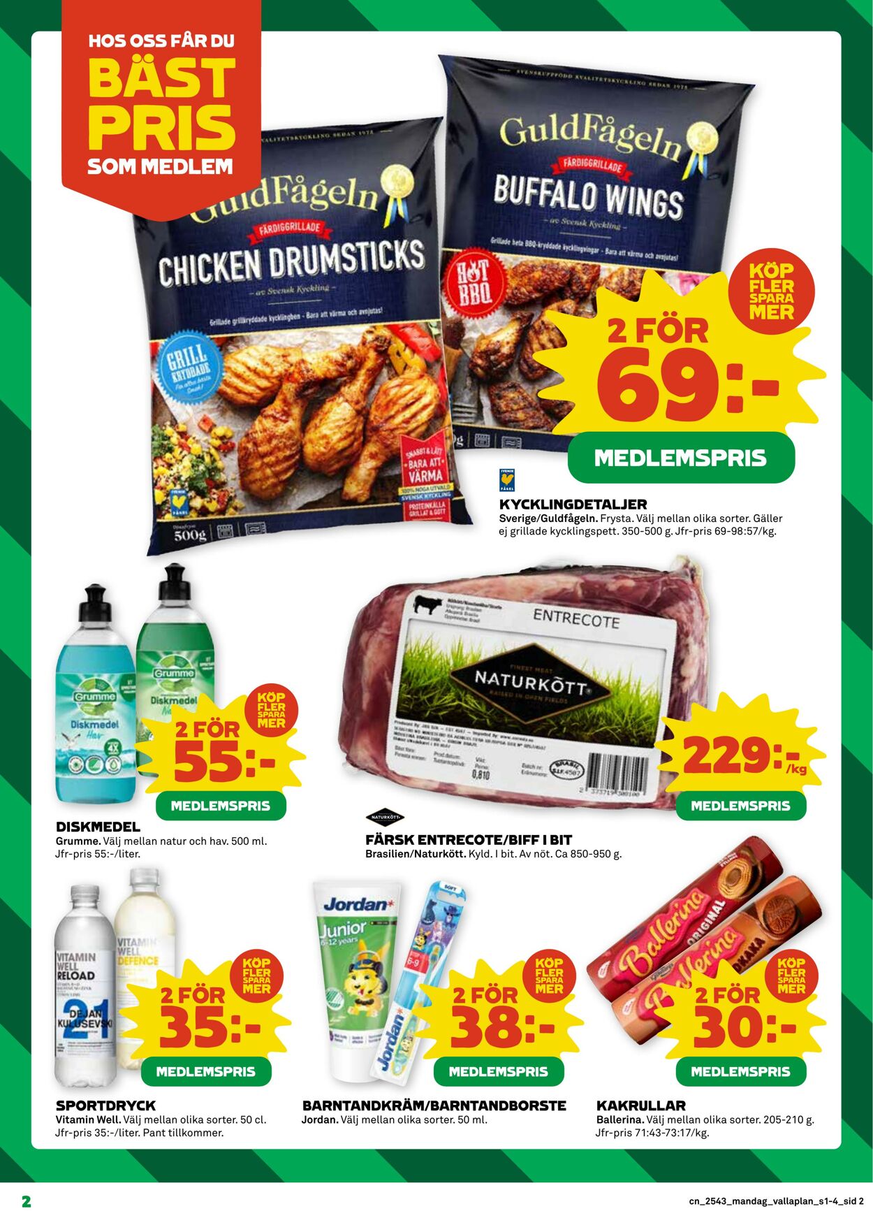 Erbjudanden Coop 20.10.2025 - 26.10.2025