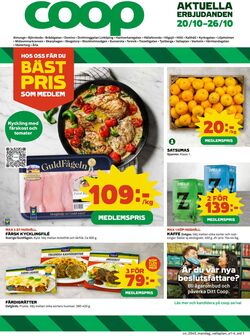 Erbjudanden Coop 20.10.2025 - 26.10.2025