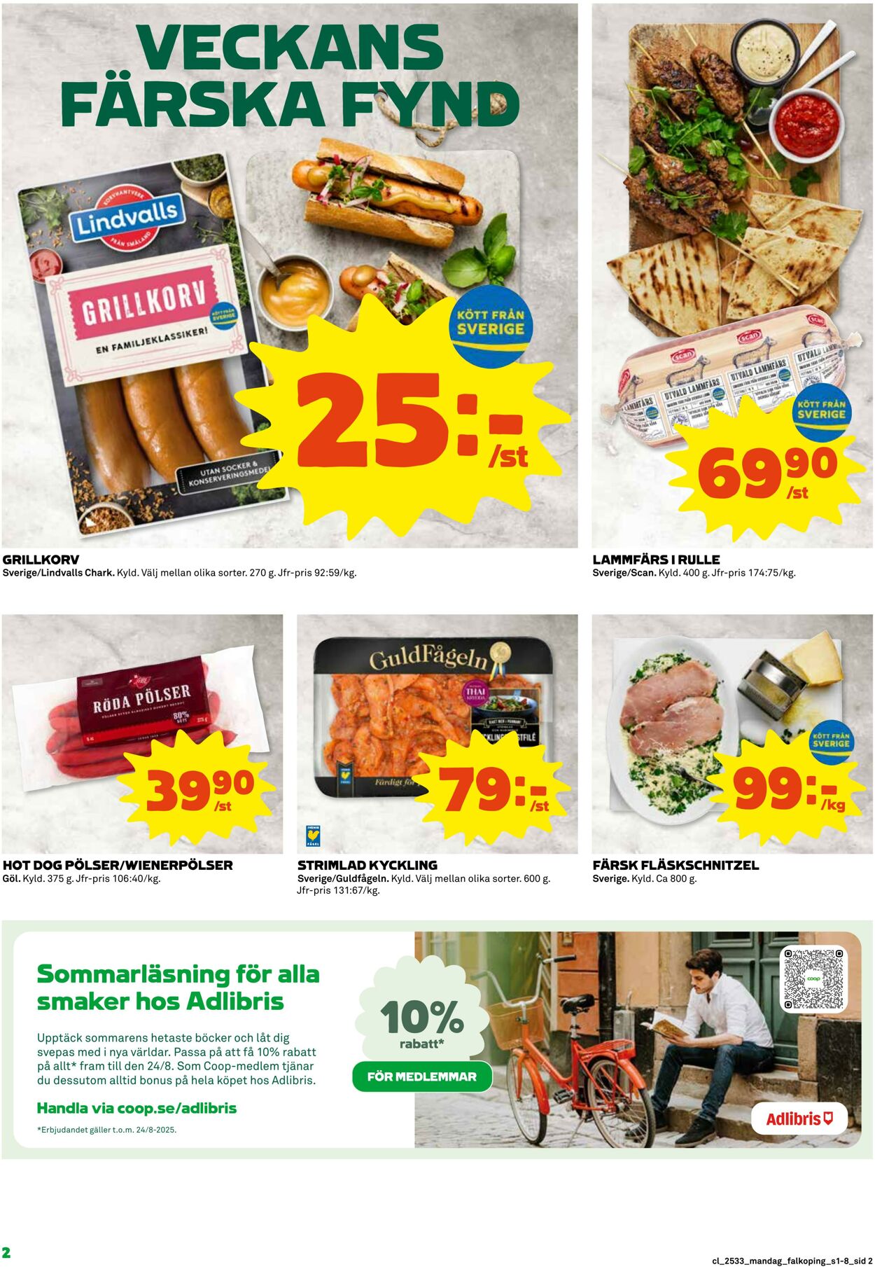 Erbjudanden Coop 11.08.2025 - 17.08.2025
