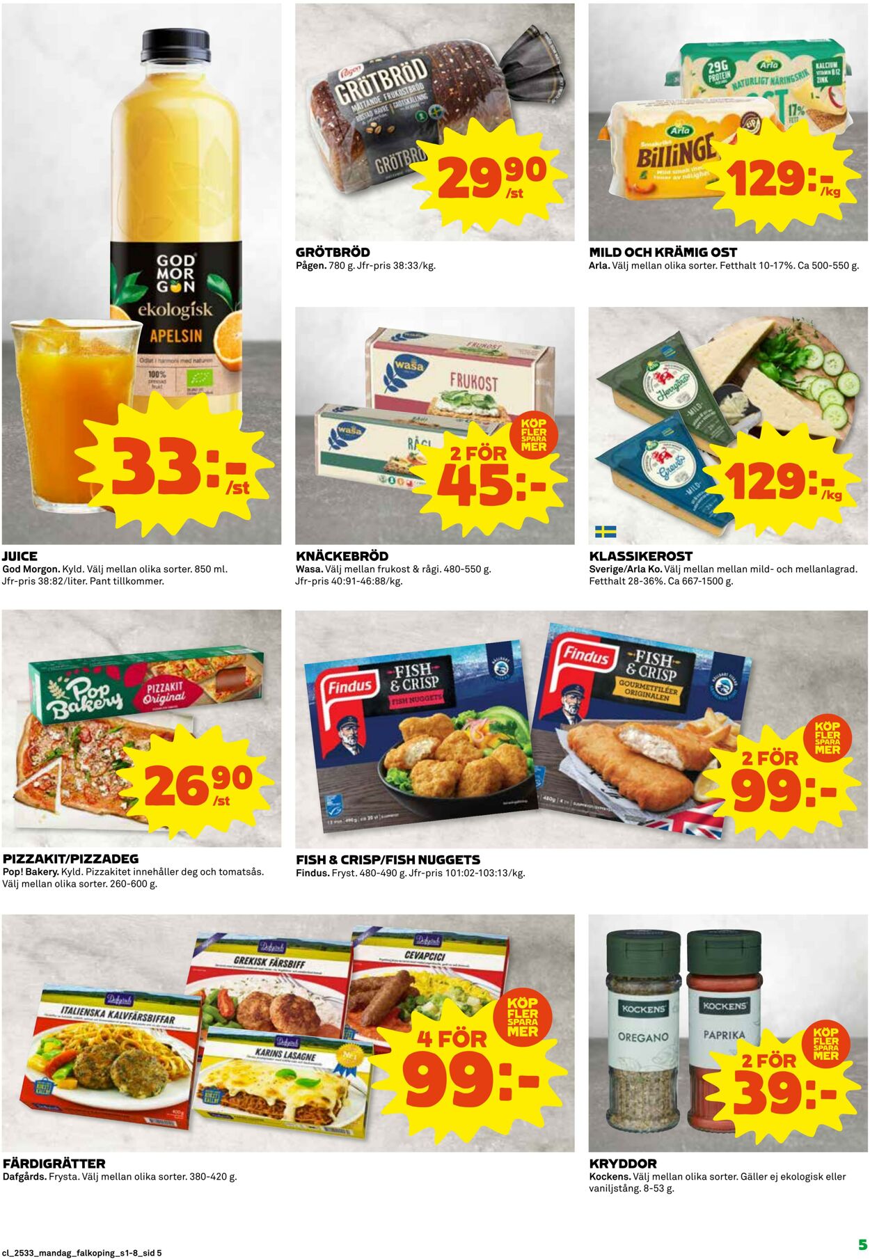 Erbjudanden Coop 11.08.2025 - 17.08.2025