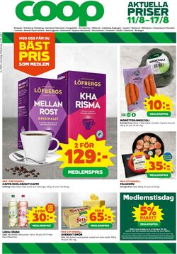 Erbjudanden Coop 11.08.2025 - 17.08.2025