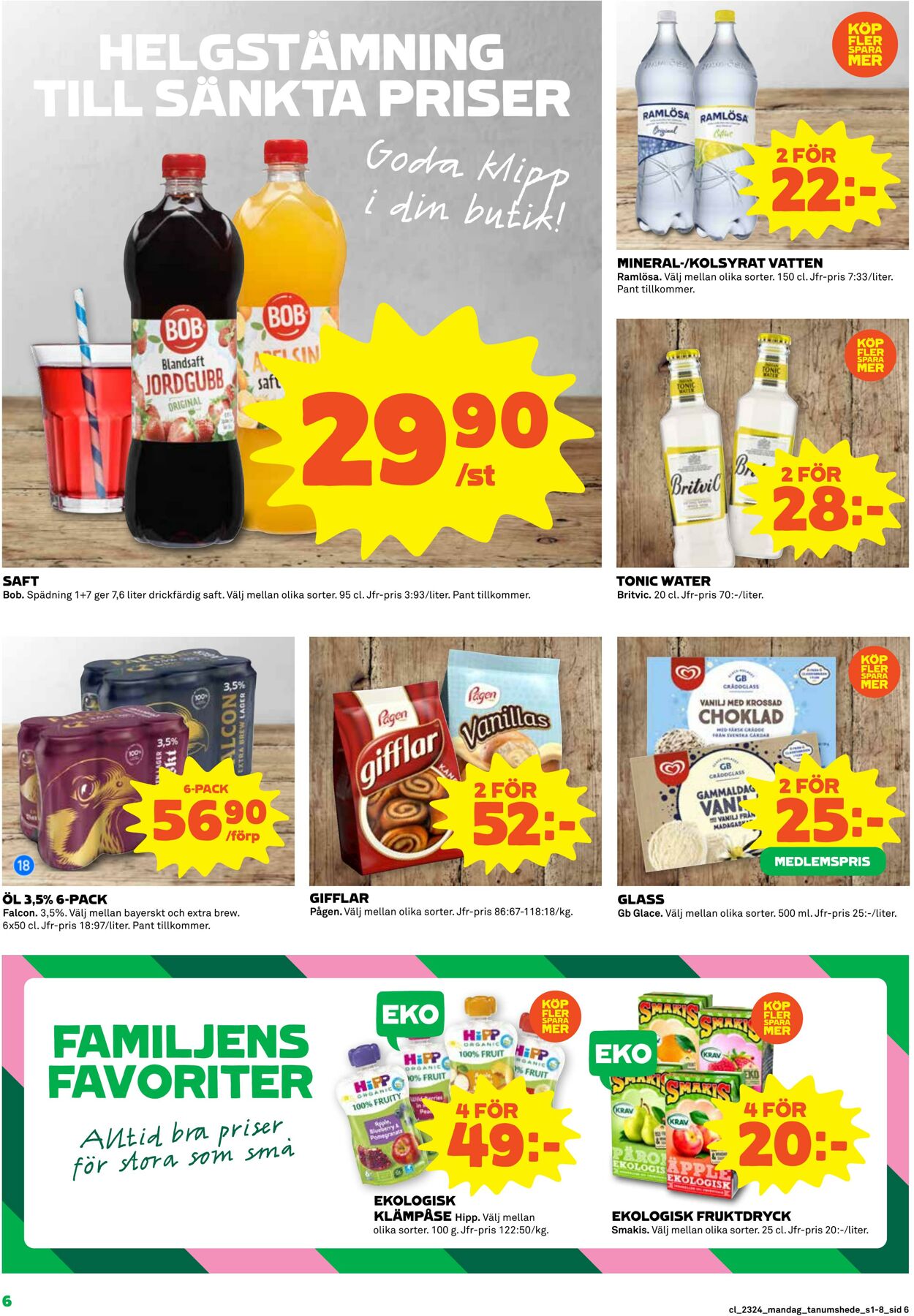 Erbjudanden Coop 12.06.2023 - 18.06.2023