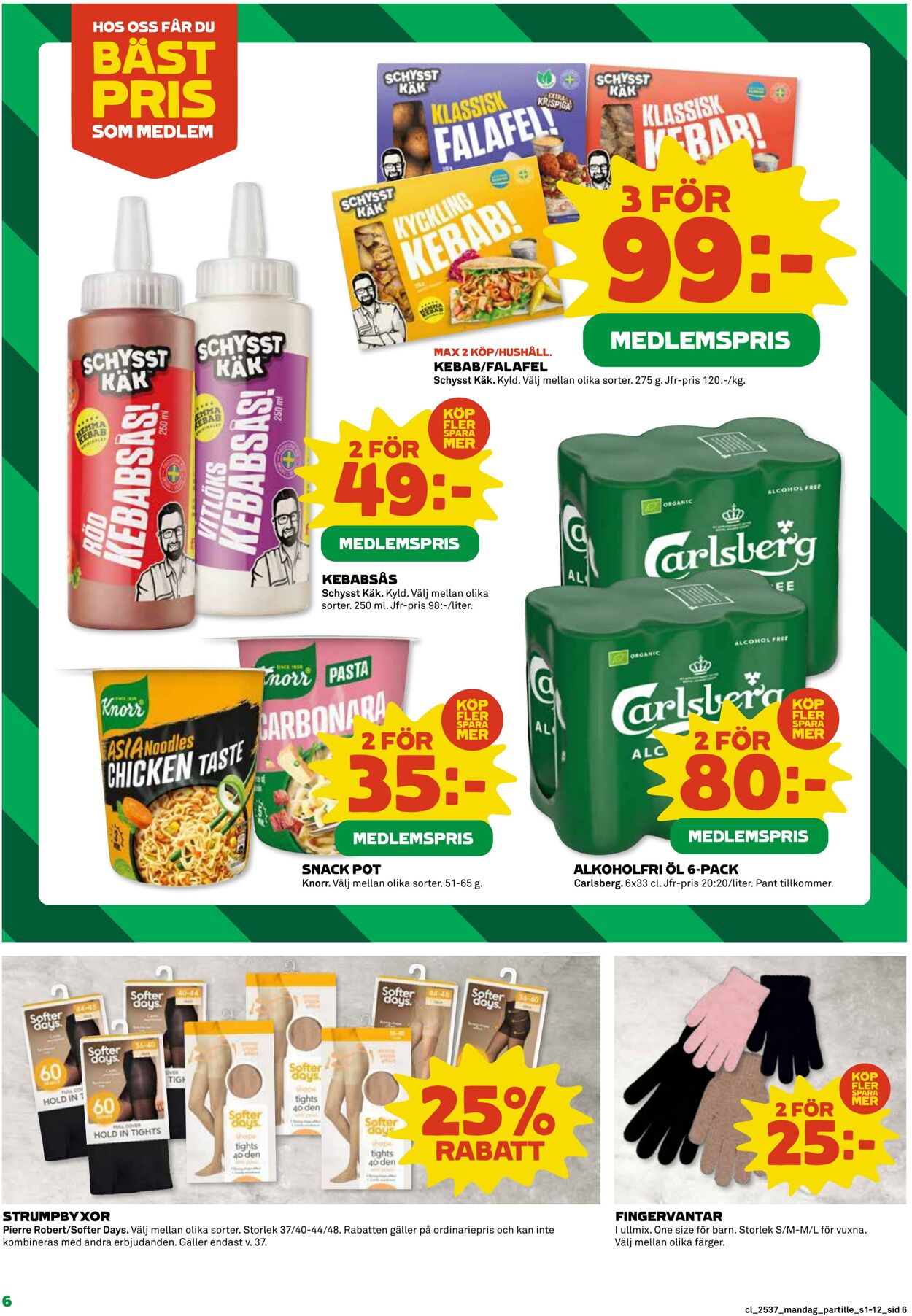 Erbjudanden Coop 08.09.2025 - 14.09.2025