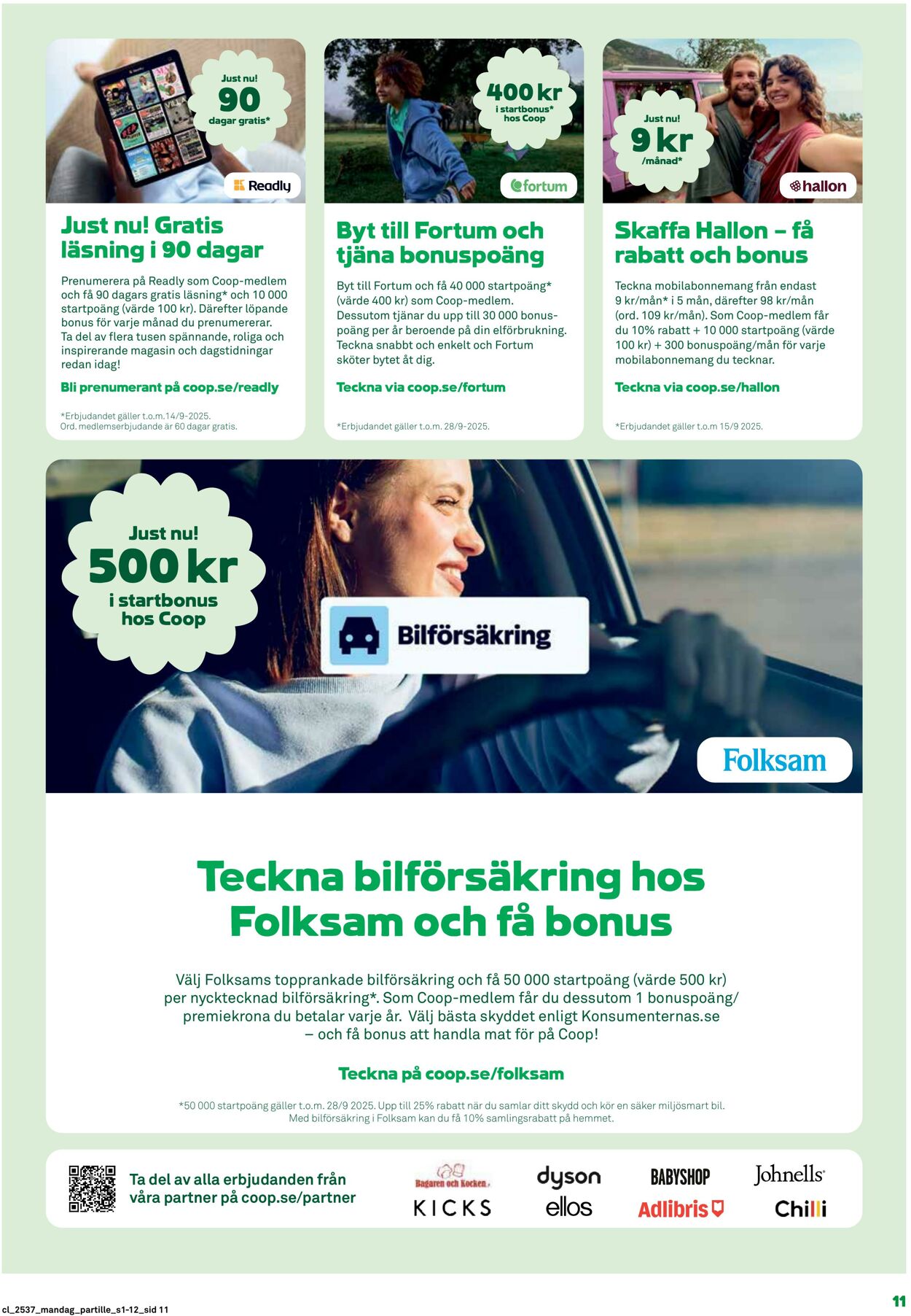 Erbjudanden Coop 08.09.2025 - 14.09.2025