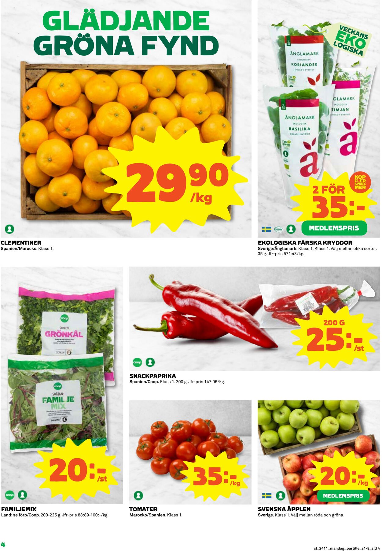 Erbjudanden Coop 11.03.2024 - 17.03.2024