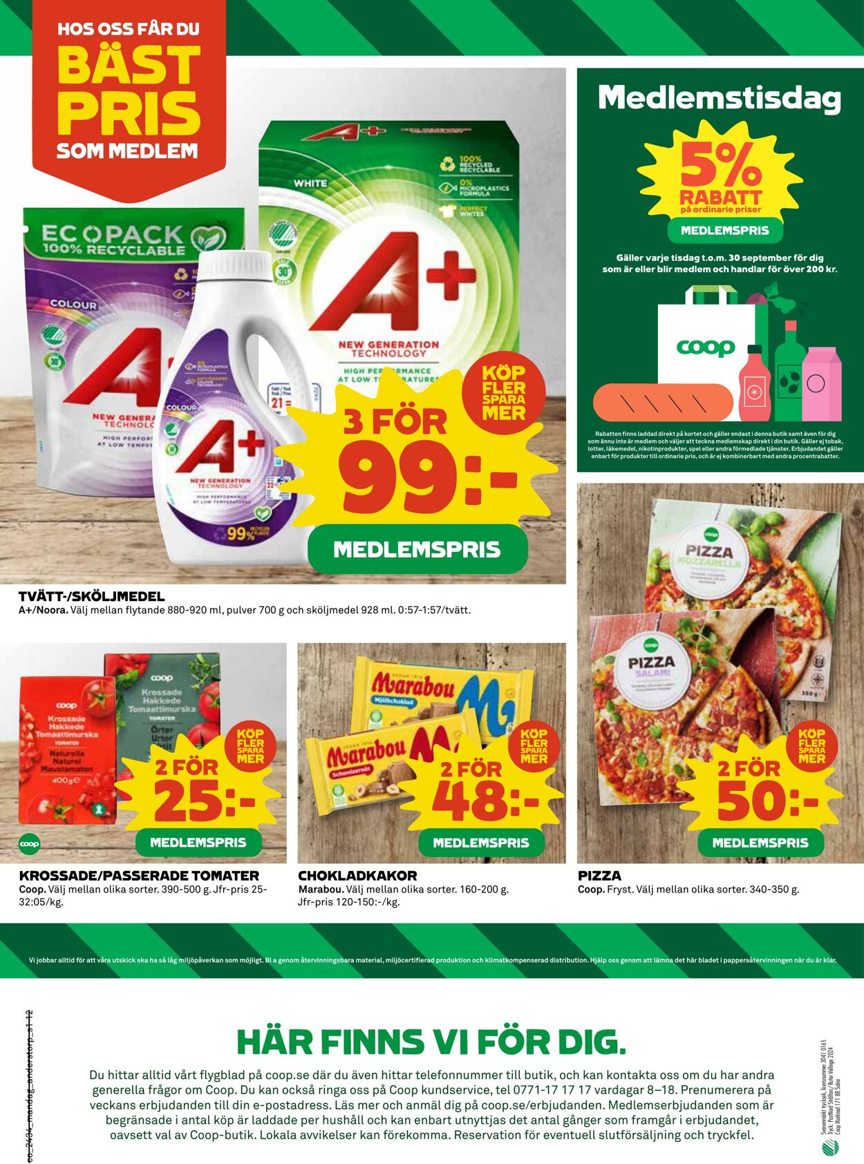 Erbjudanden Coop 19.08.2024 - 25.08.2024