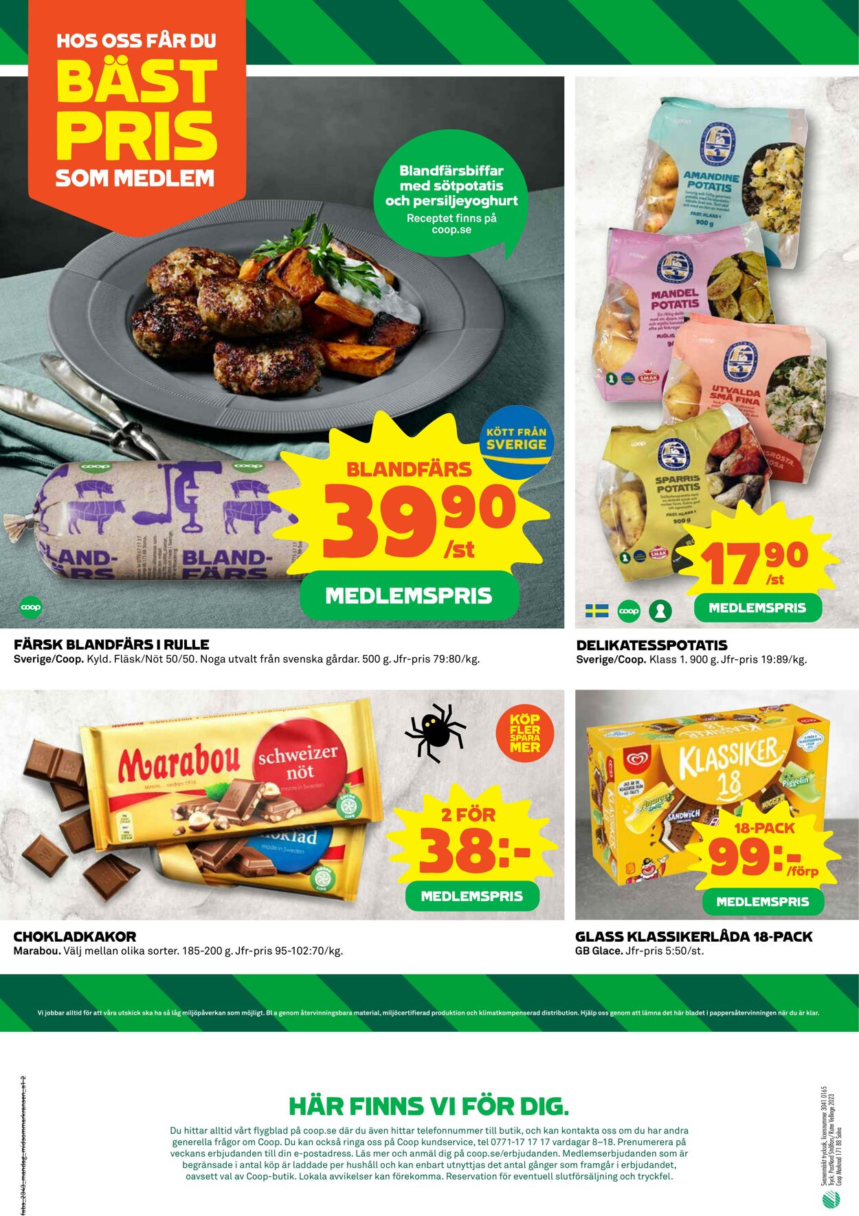 Erbjudanden Coop 23.10.2023 - 29.10.2023