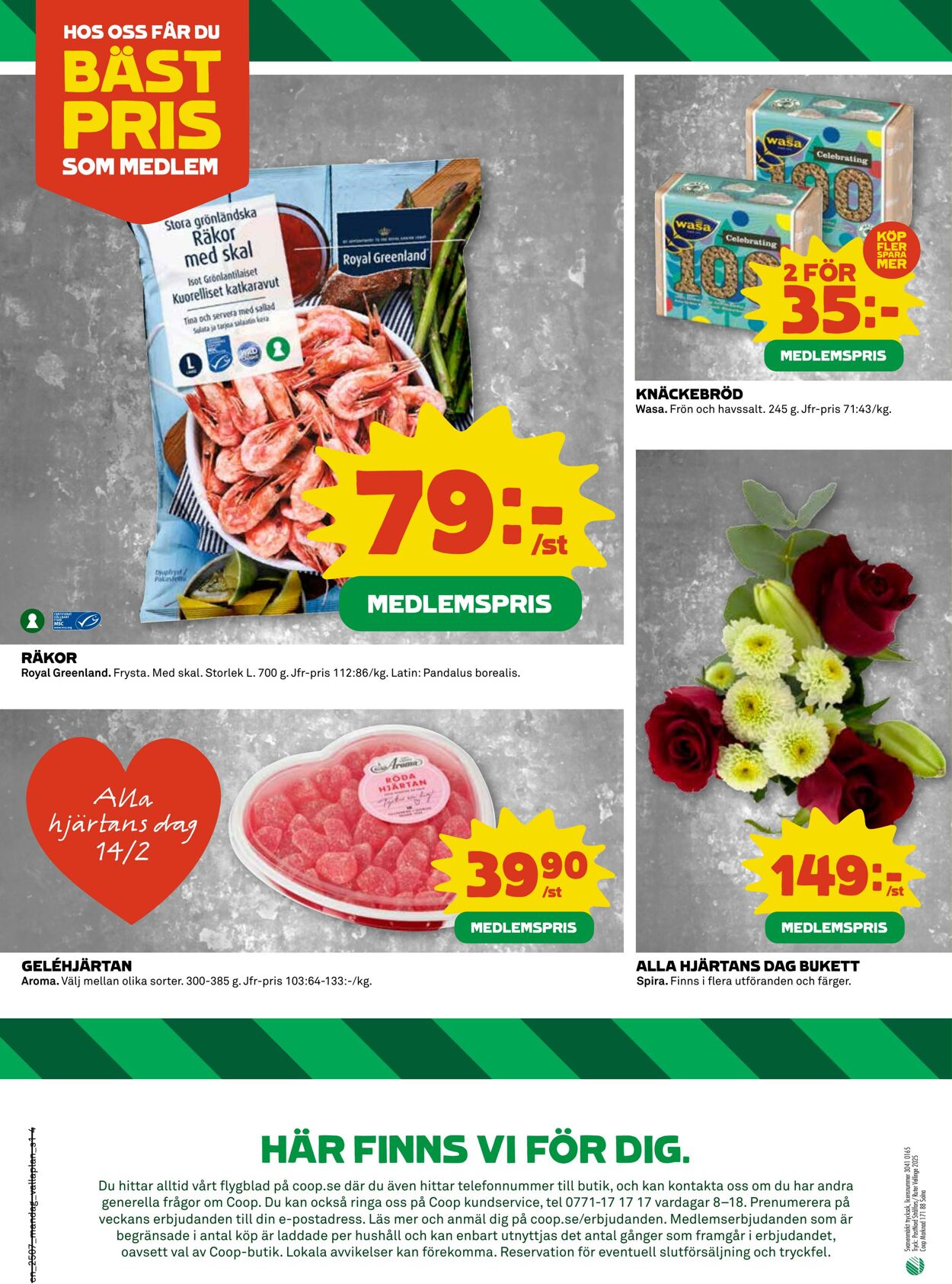 Erbjudanden Coop 10.02.2025 - 16.02.2025