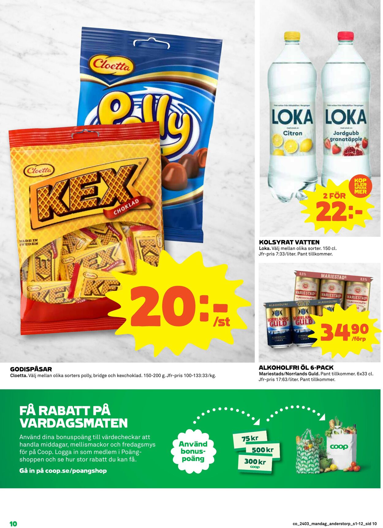 Erbjudanden Coop 15.01.2024 - 21.01.2024