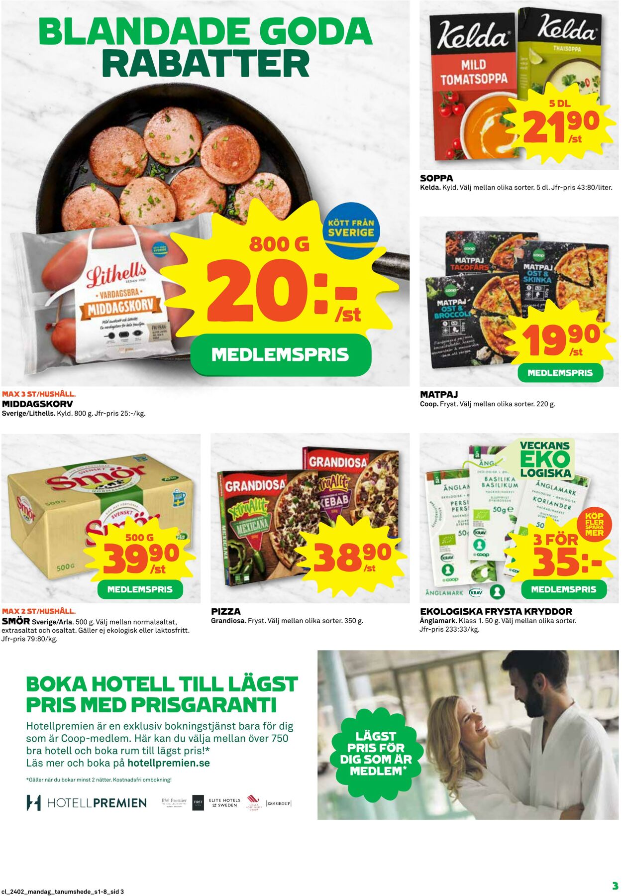 Erbjudanden Coop 08.01.2024 - 14.01.2024