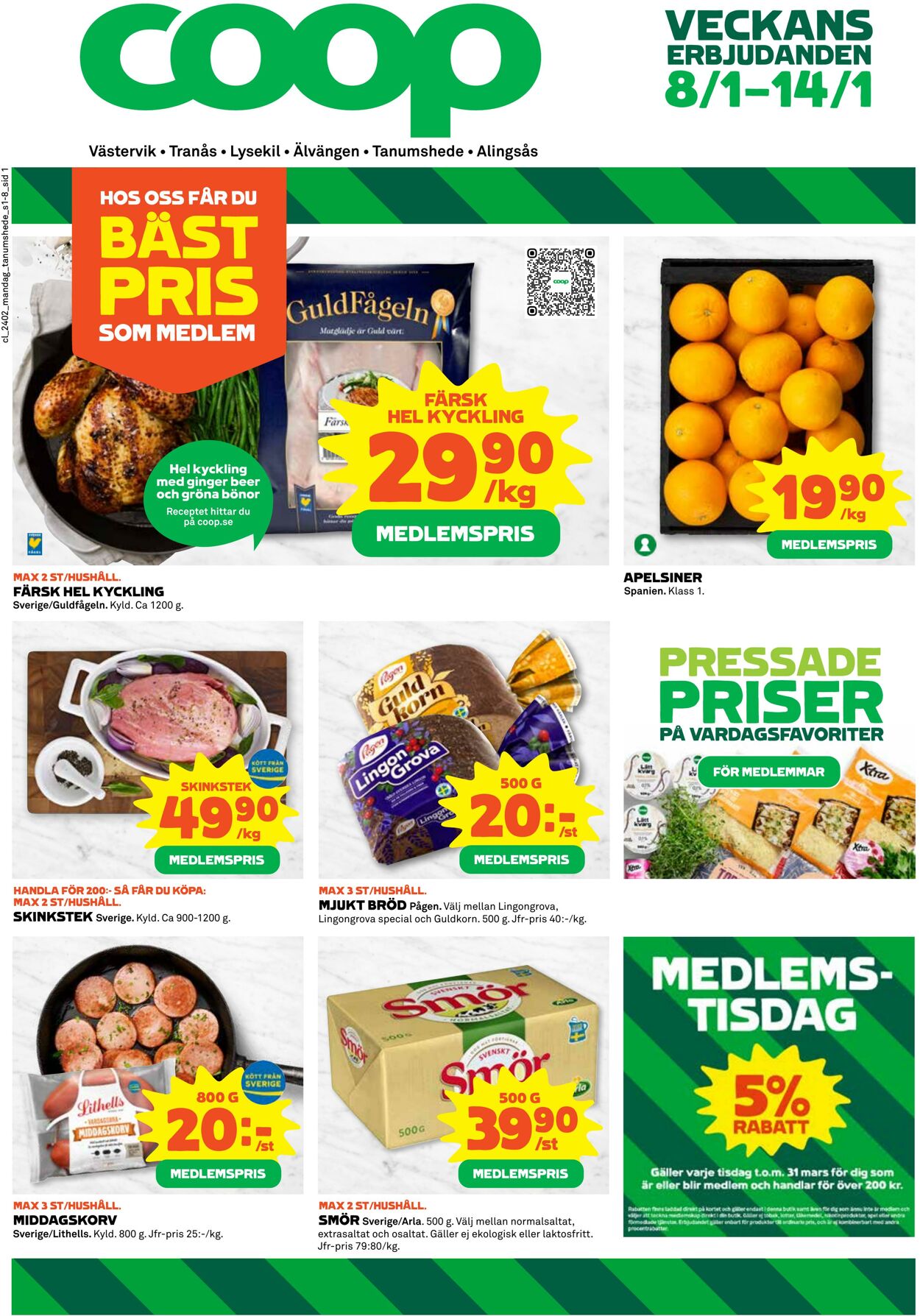 Erbjudanden Coop 08.01.2024 - 14.01.2024