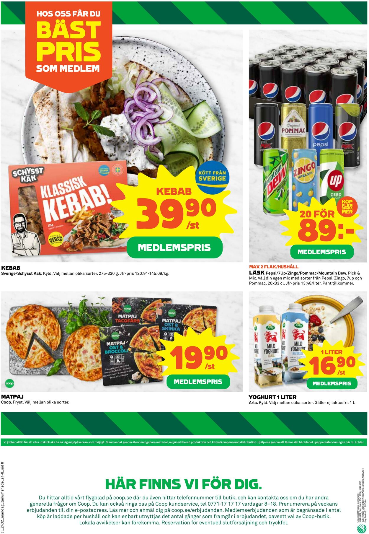 Erbjudanden Coop 08.01.2024 - 14.01.2024