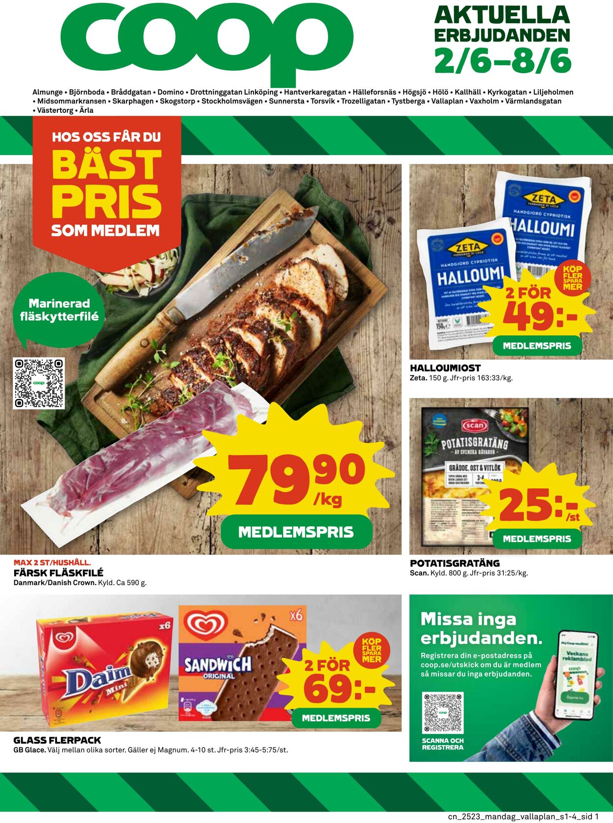 Erbjudanden Coop 02.06.2025 - 08.06.2025