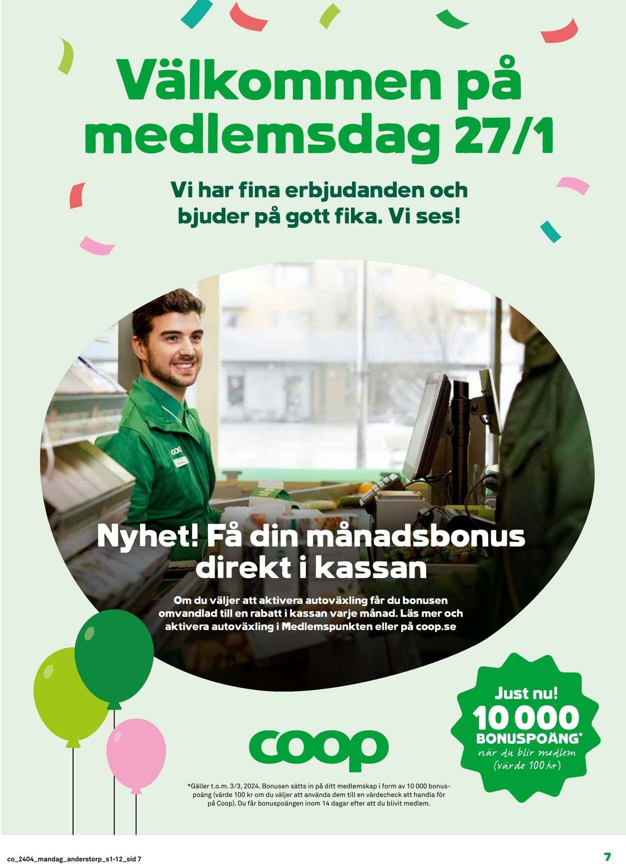 Erbjudanden Coop 22.01.2024 - 28.01.2024