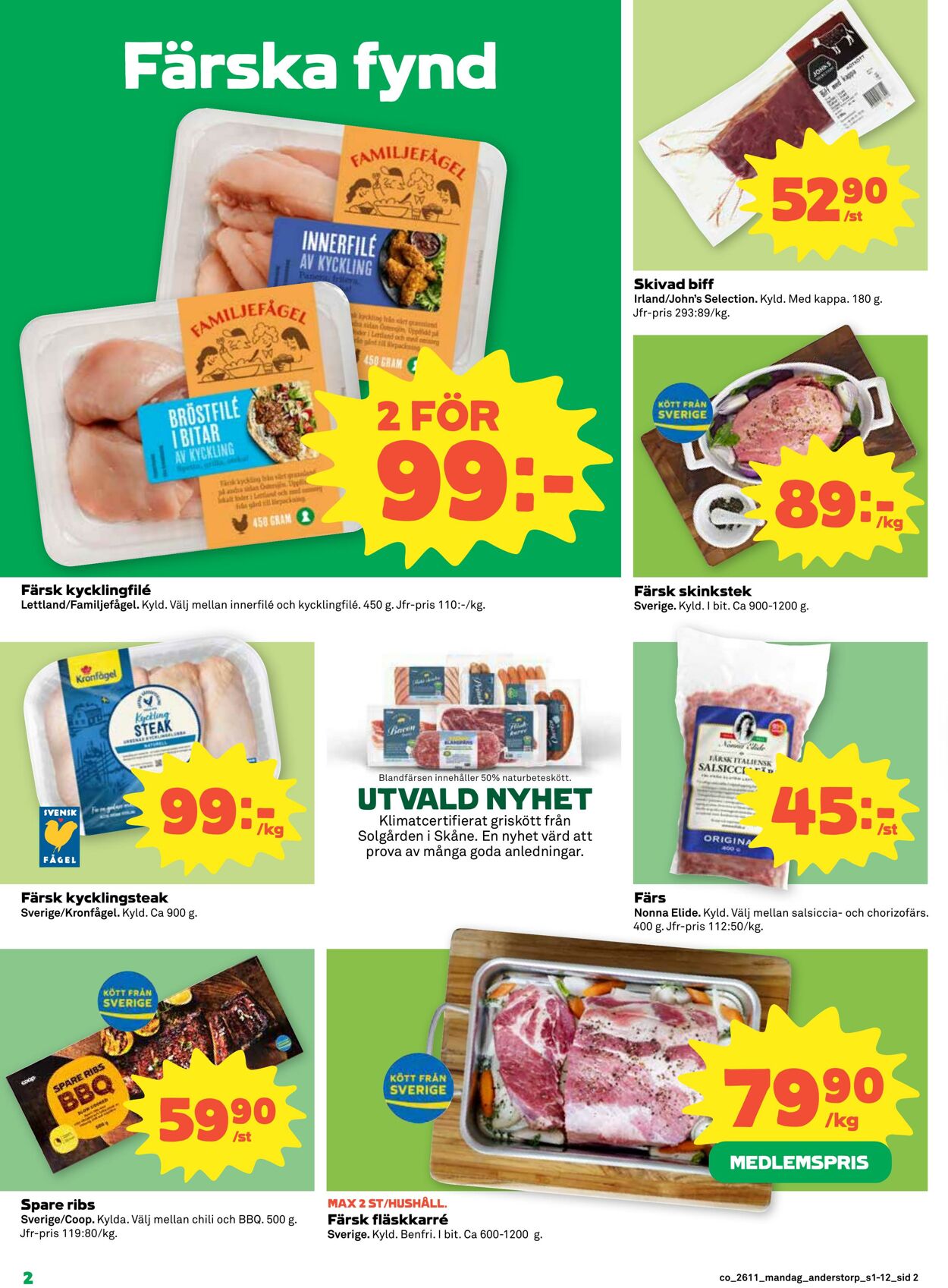 Erbjudanden Coop 09.03.2026 - 15.03.2026