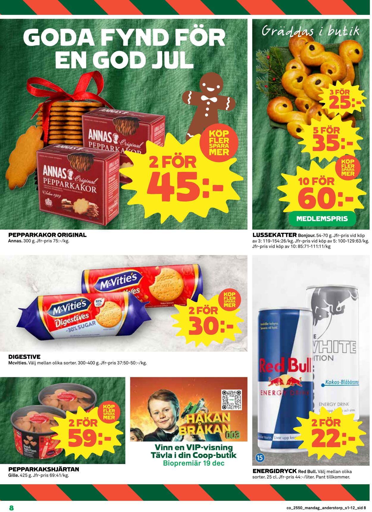Erbjudanden Coop 08.12.2025 - 14.12.2025