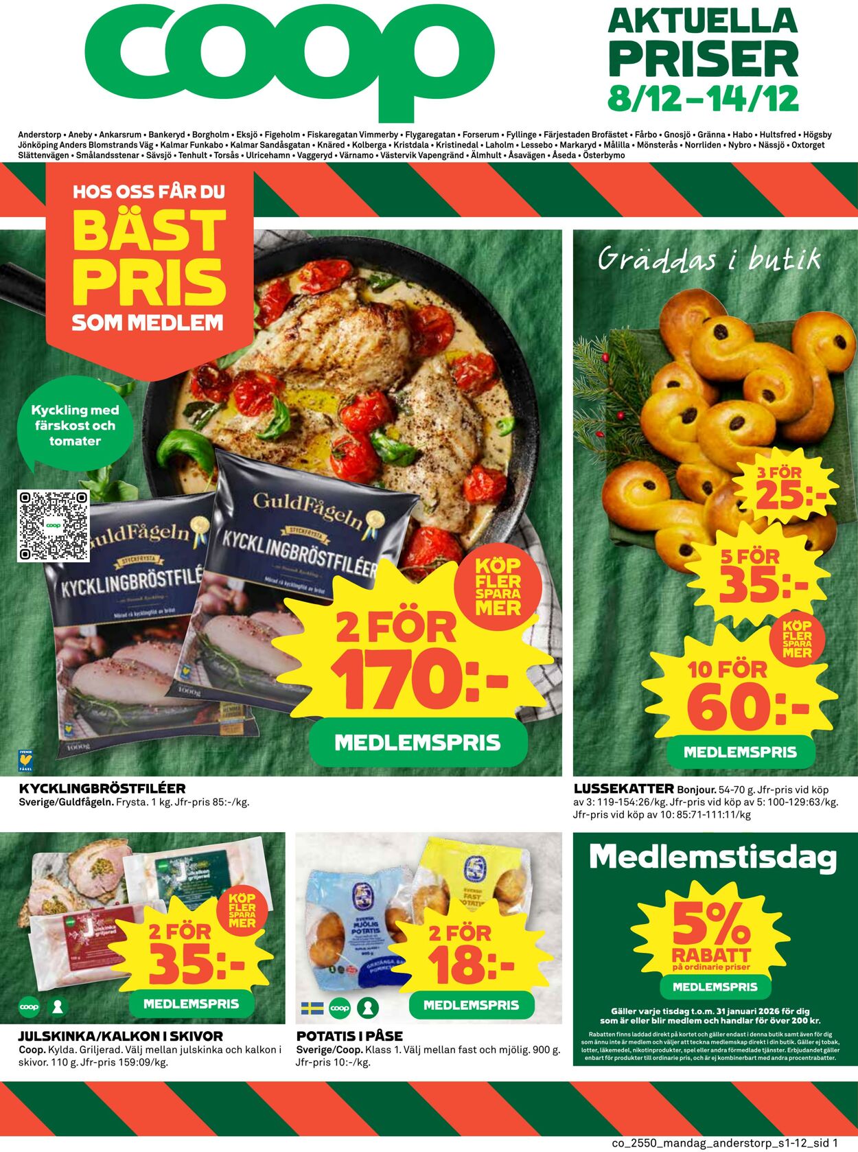 Erbjudanden Coop 08.12.2025 - 14.12.2025