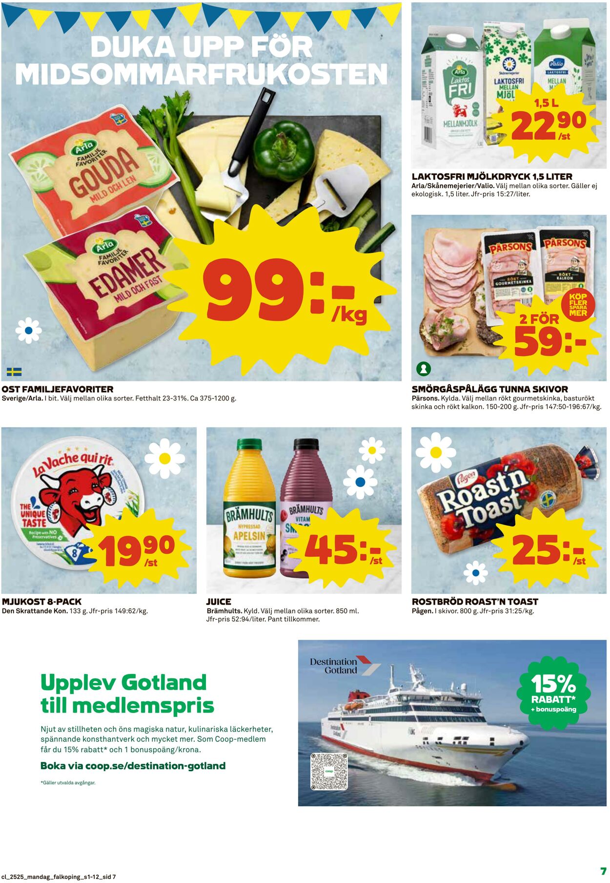 Erbjudanden Coop 16.06.2025 - 22.06.2025