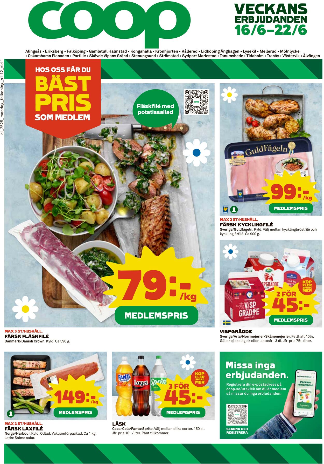 Erbjudanden Coop 16.06.2025 - 22.06.2025