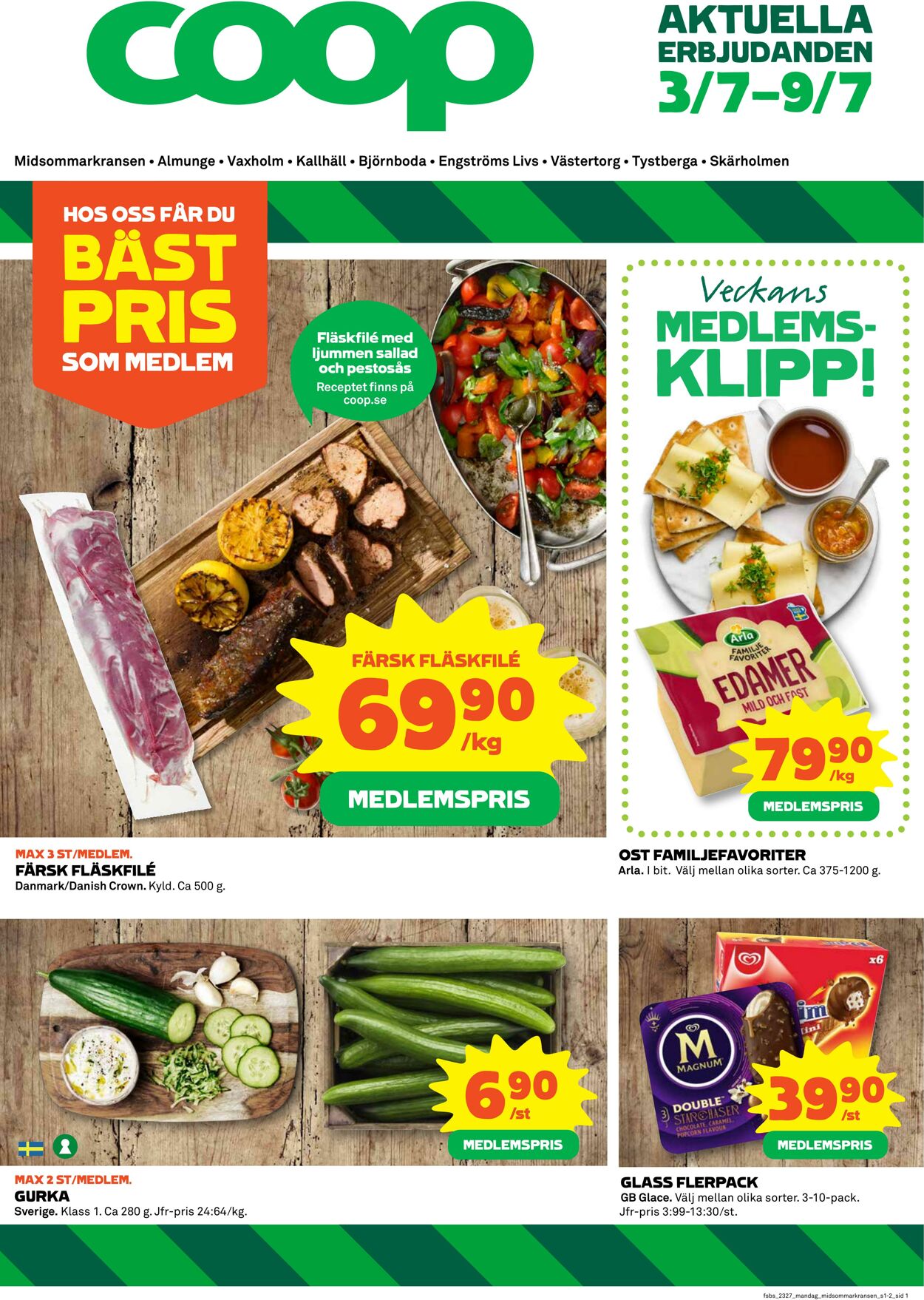 Erbjudanden Coop 03.07.2023 - 09.07.2023