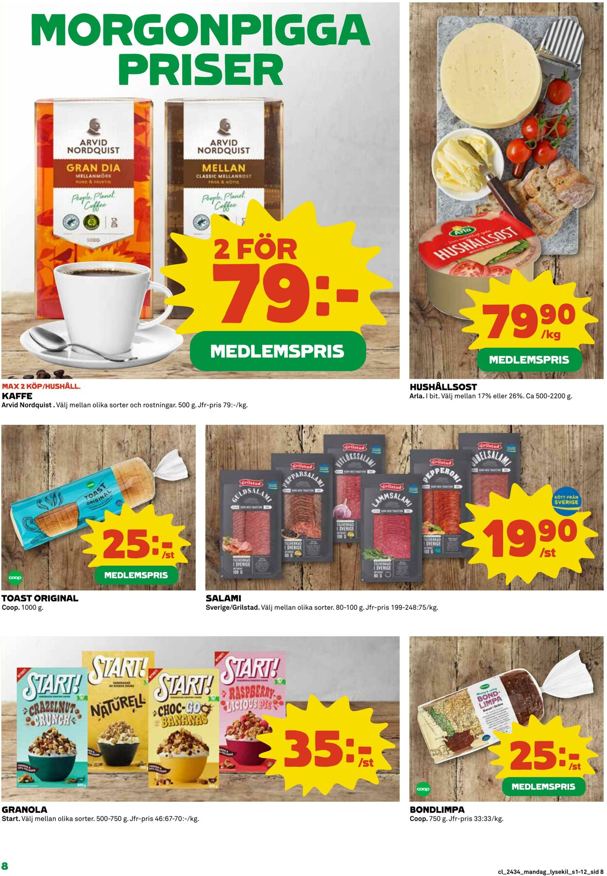 Erbjudanden Coop 19.08.2024 - 25.08.2024