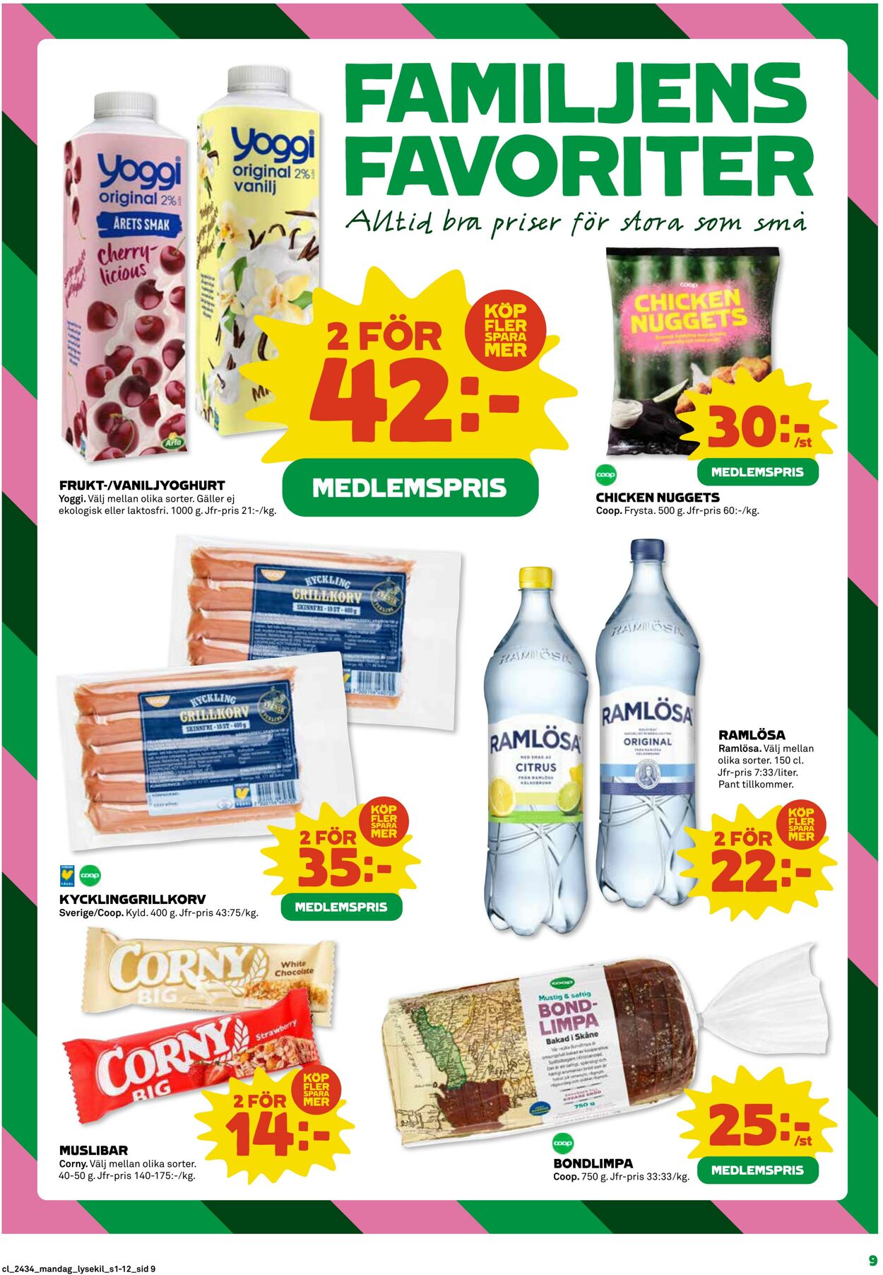 Erbjudanden Coop 19.08.2024 - 25.08.2024