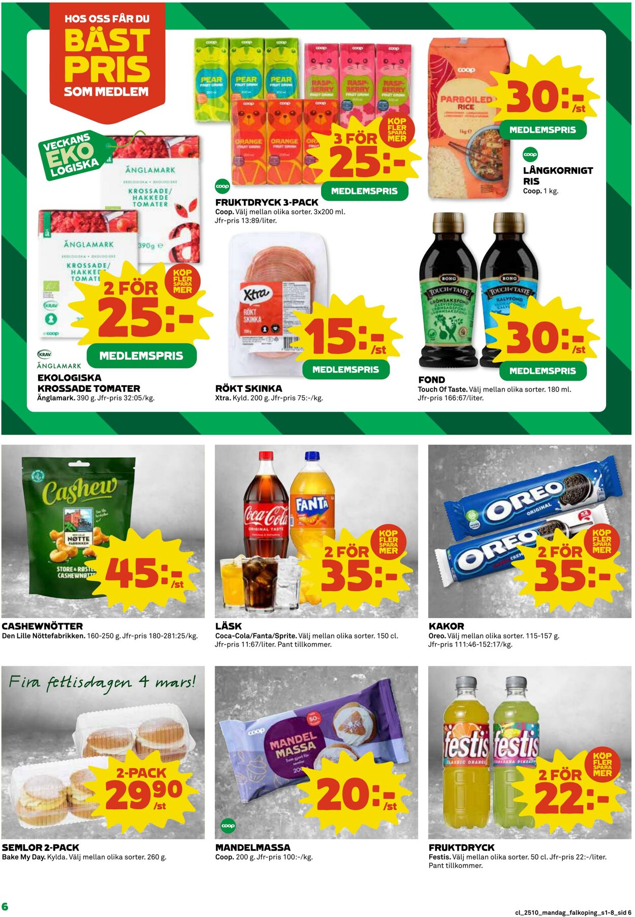 Erbjudanden Coop 03.03.2025 - 09.03.2025