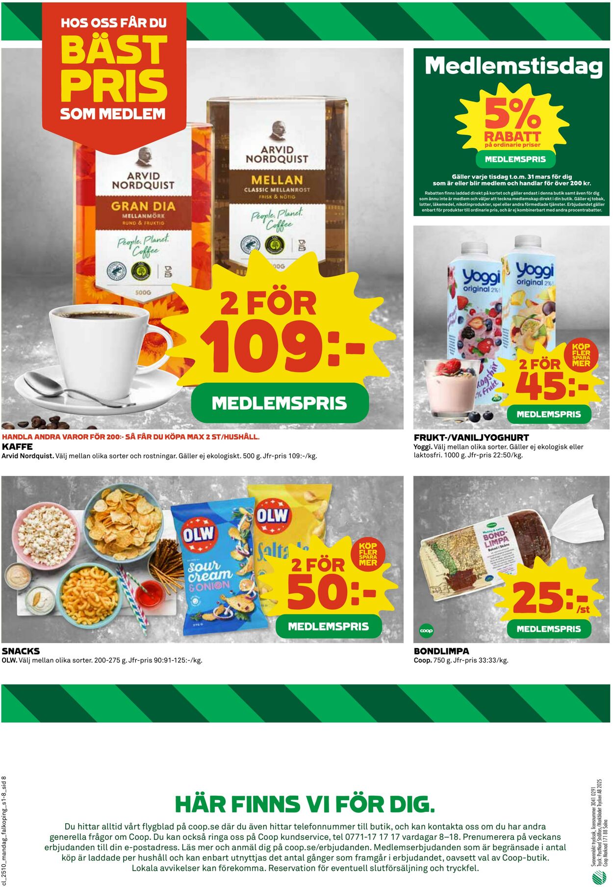 Erbjudanden Coop 03.03.2025 - 09.03.2025