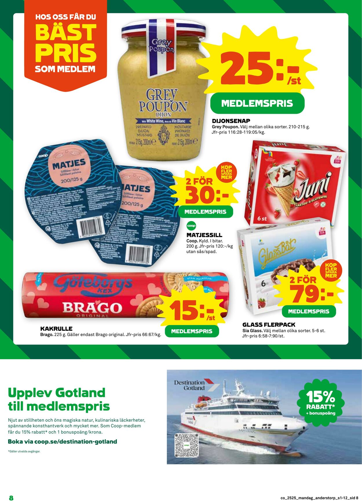 Erbjudanden Coop 16.06.2025 - 22.06.2025
