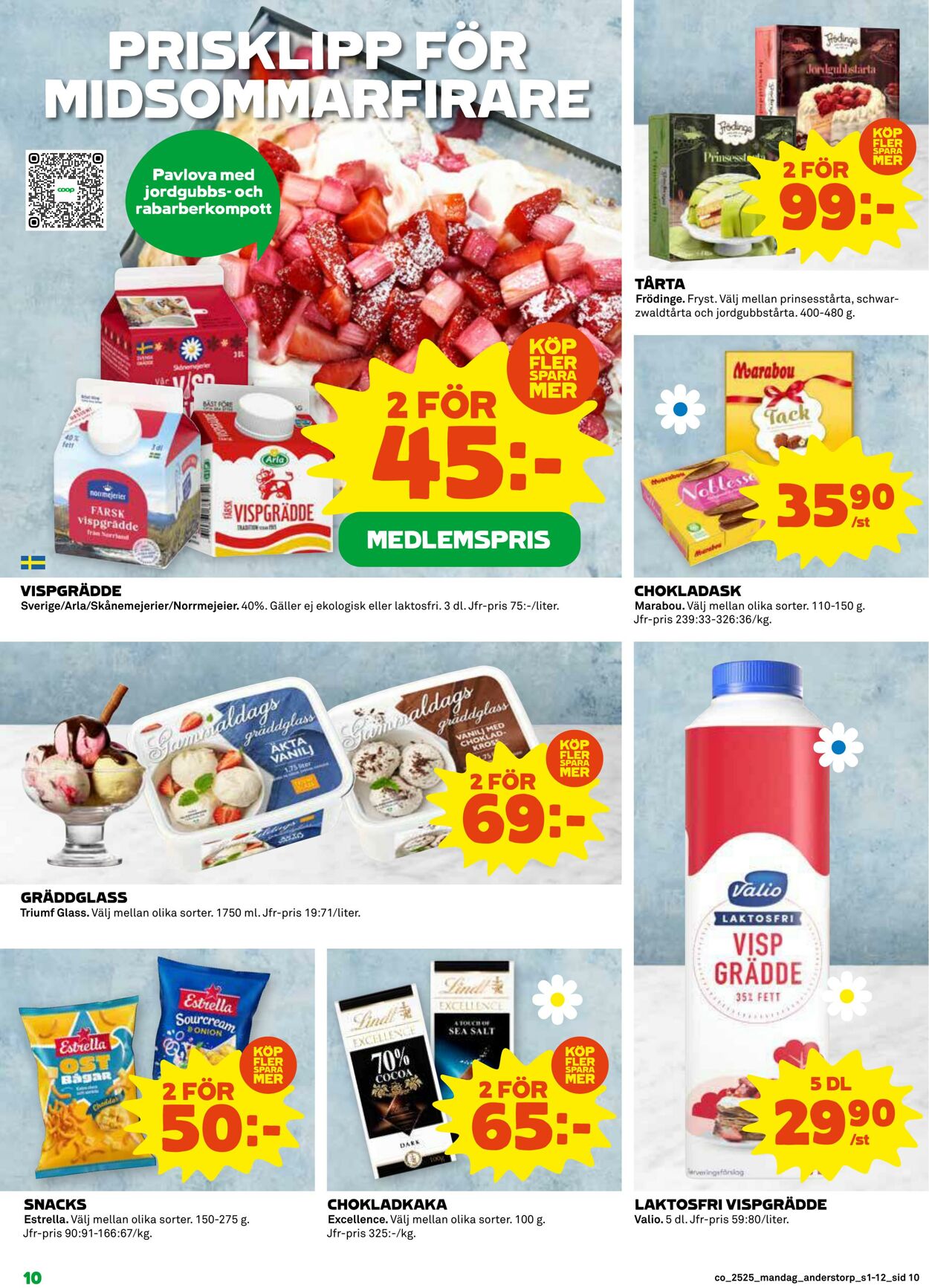 Erbjudanden Coop 16.06.2025 - 22.06.2025