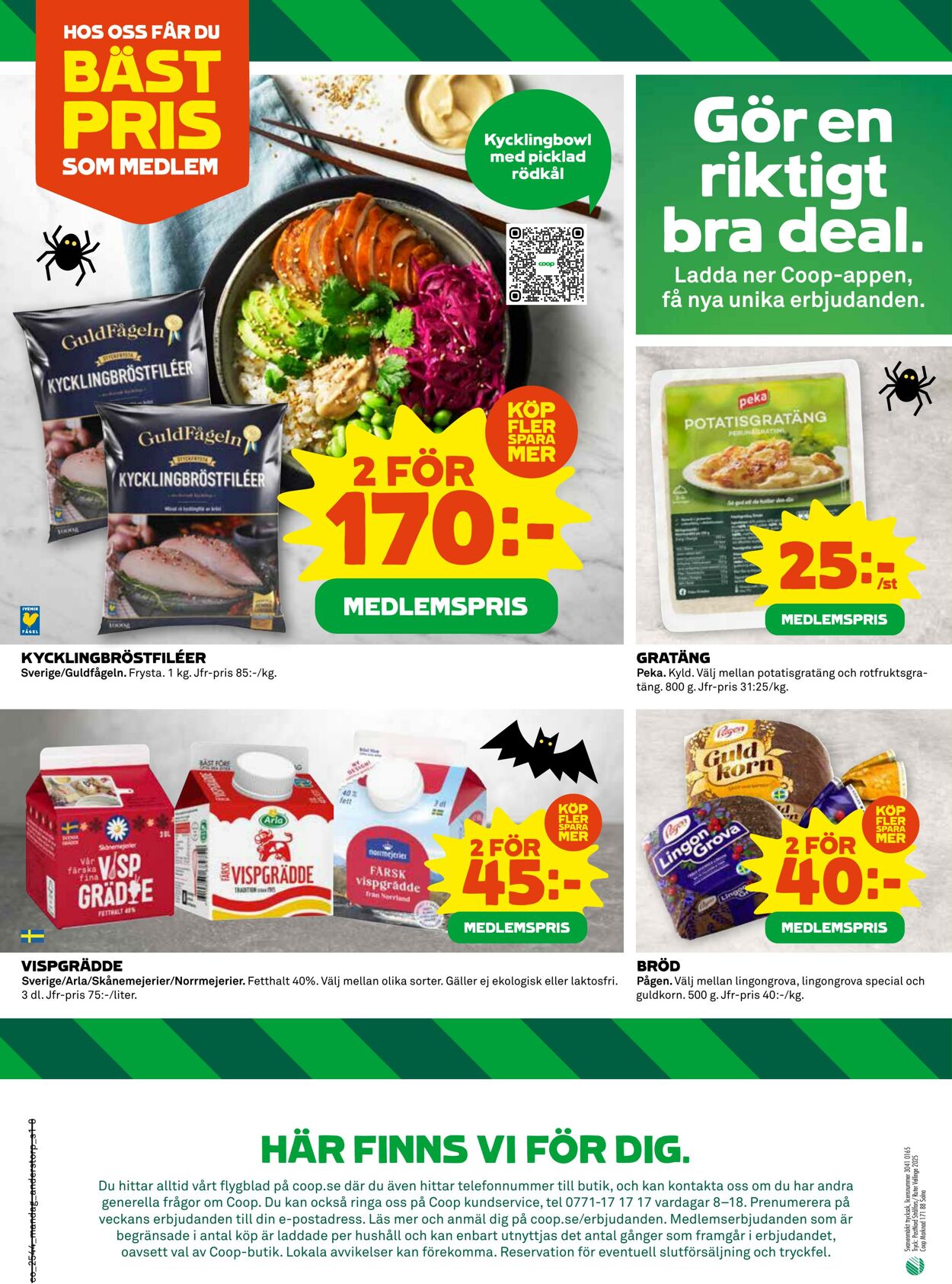 Erbjudanden Coop 27.10.2025 - 02.11.2025