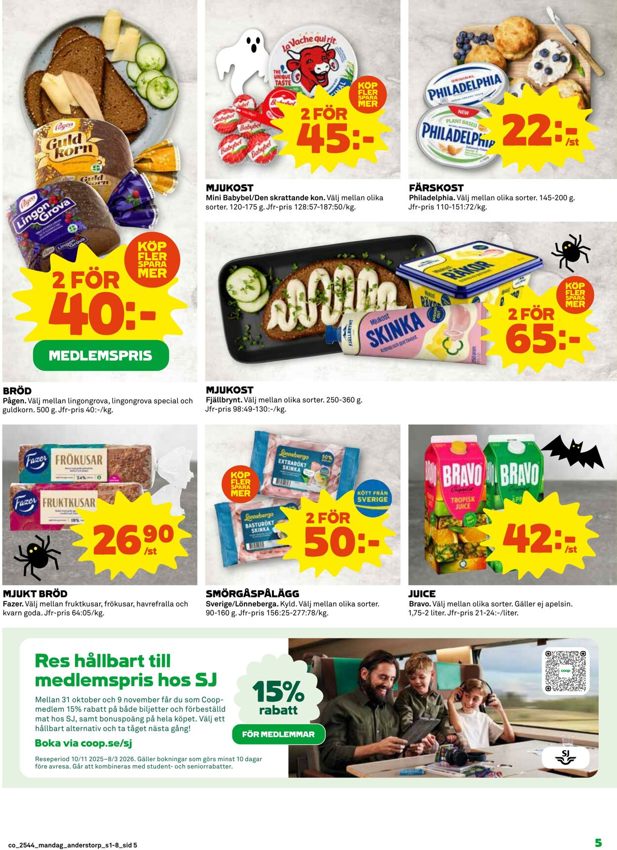 Erbjudanden Coop 27.10.2025 - 02.11.2025