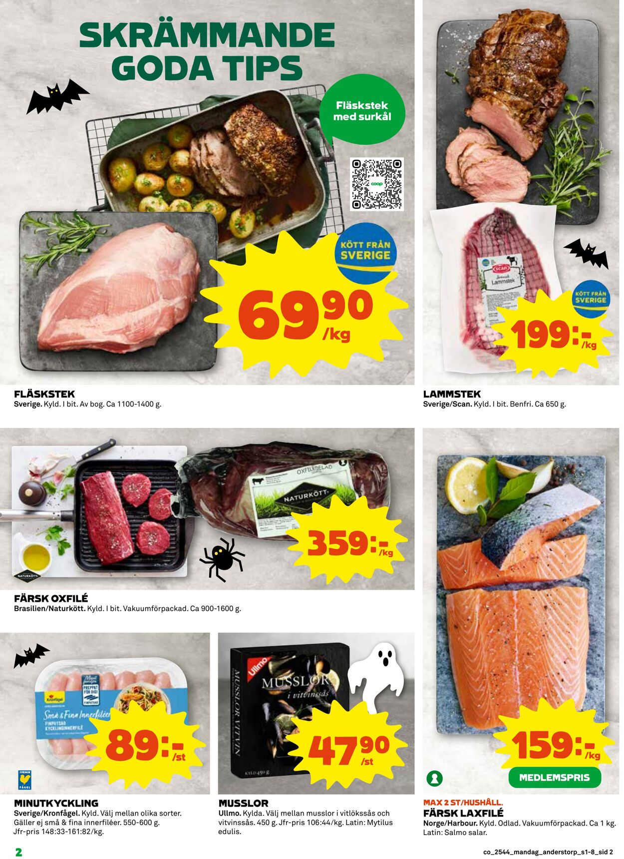 Erbjudanden Coop 27.10.2025 - 02.11.2025
