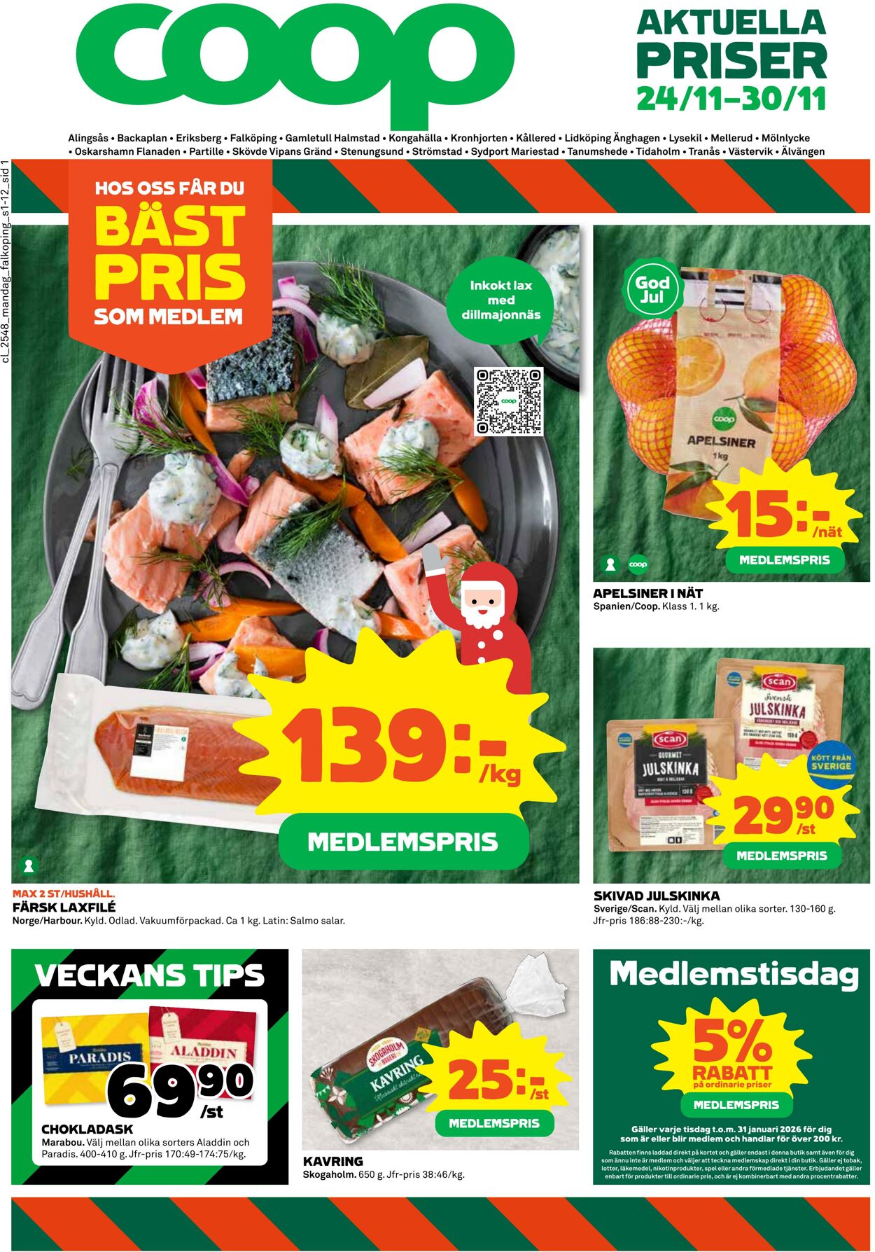 Erbjudanden Coop 24.11.2025 - 30.11.2025
