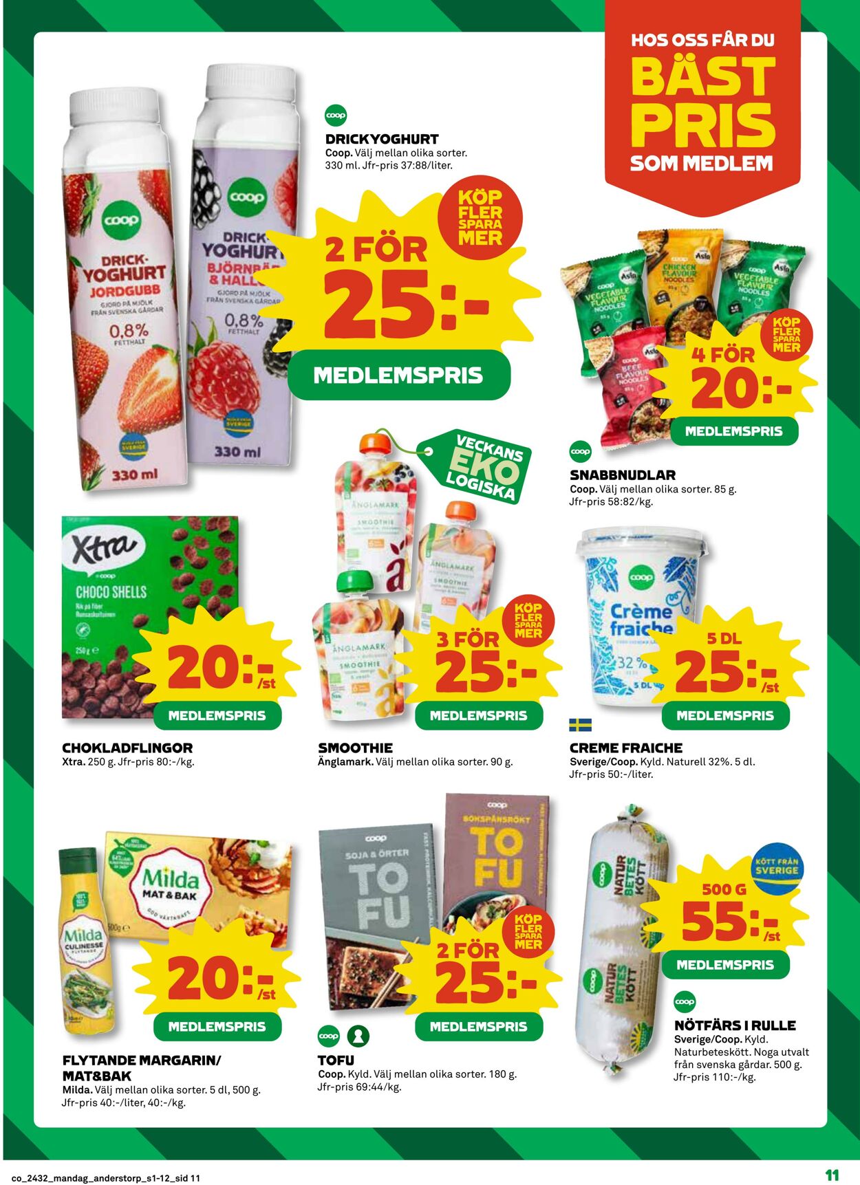 Erbjudanden Coop 05.08.2024 - 11.08.2024