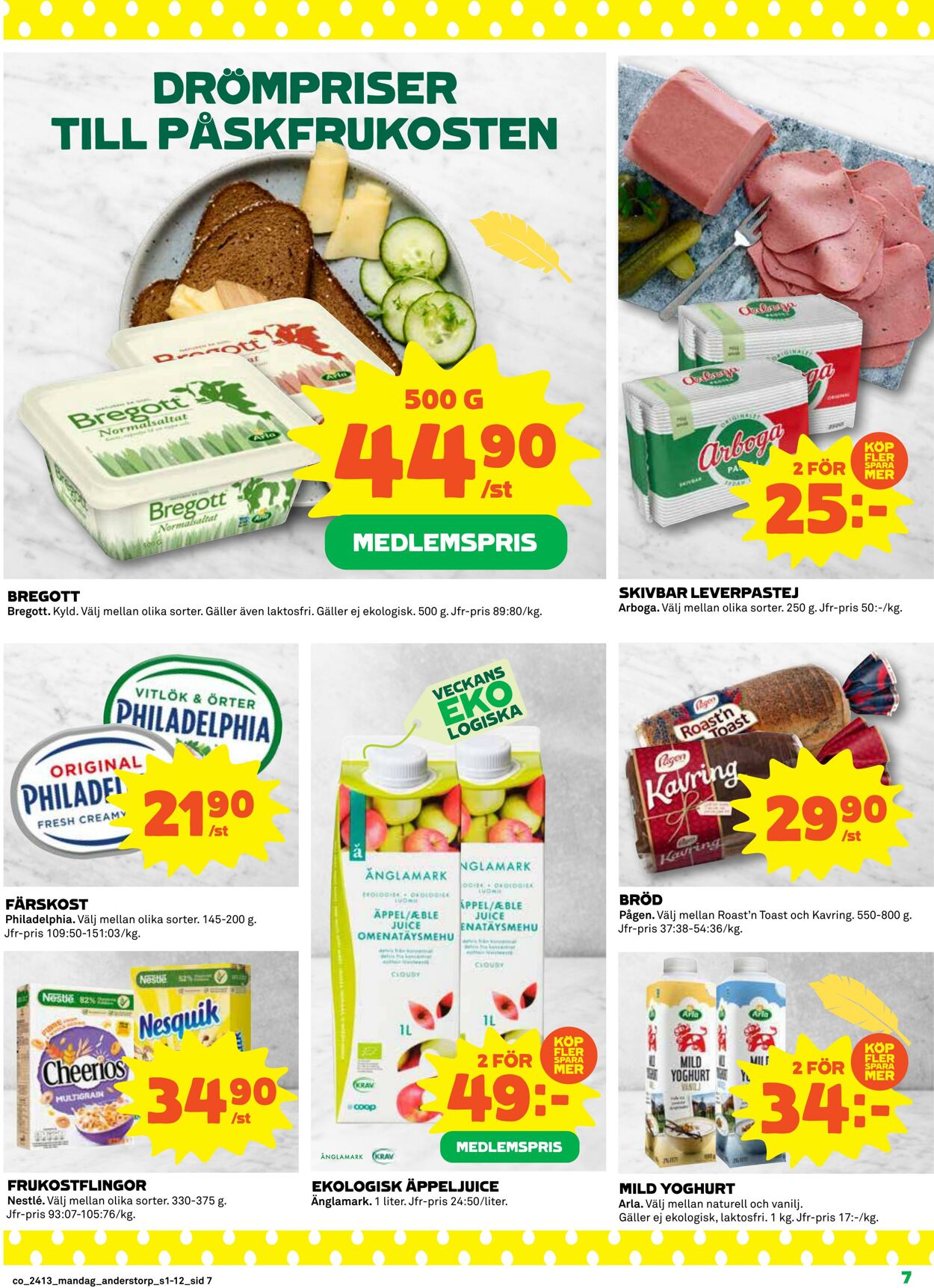 Erbjudanden Coop 25.03.2024 - 31.03.2024