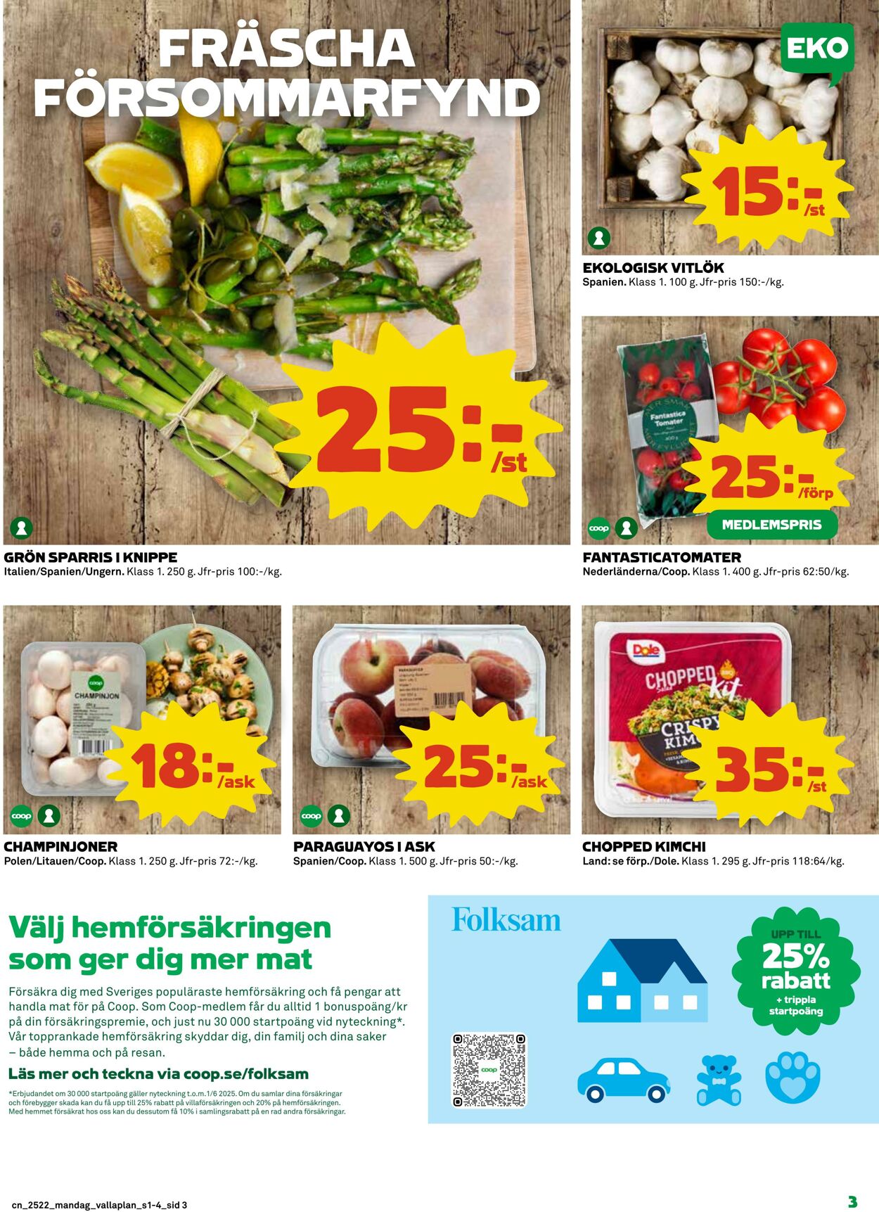 Erbjudanden Coop 26.05.2025 - 01.06.2025