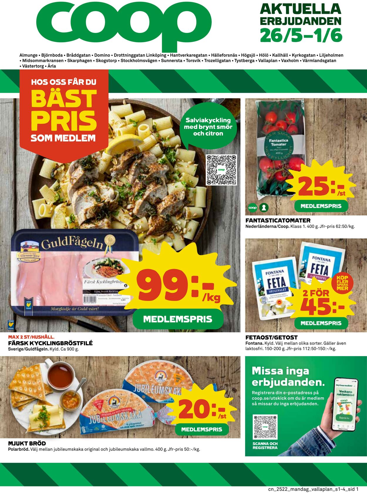 Erbjudanden Coop 26.05.2025 - 01.06.2025