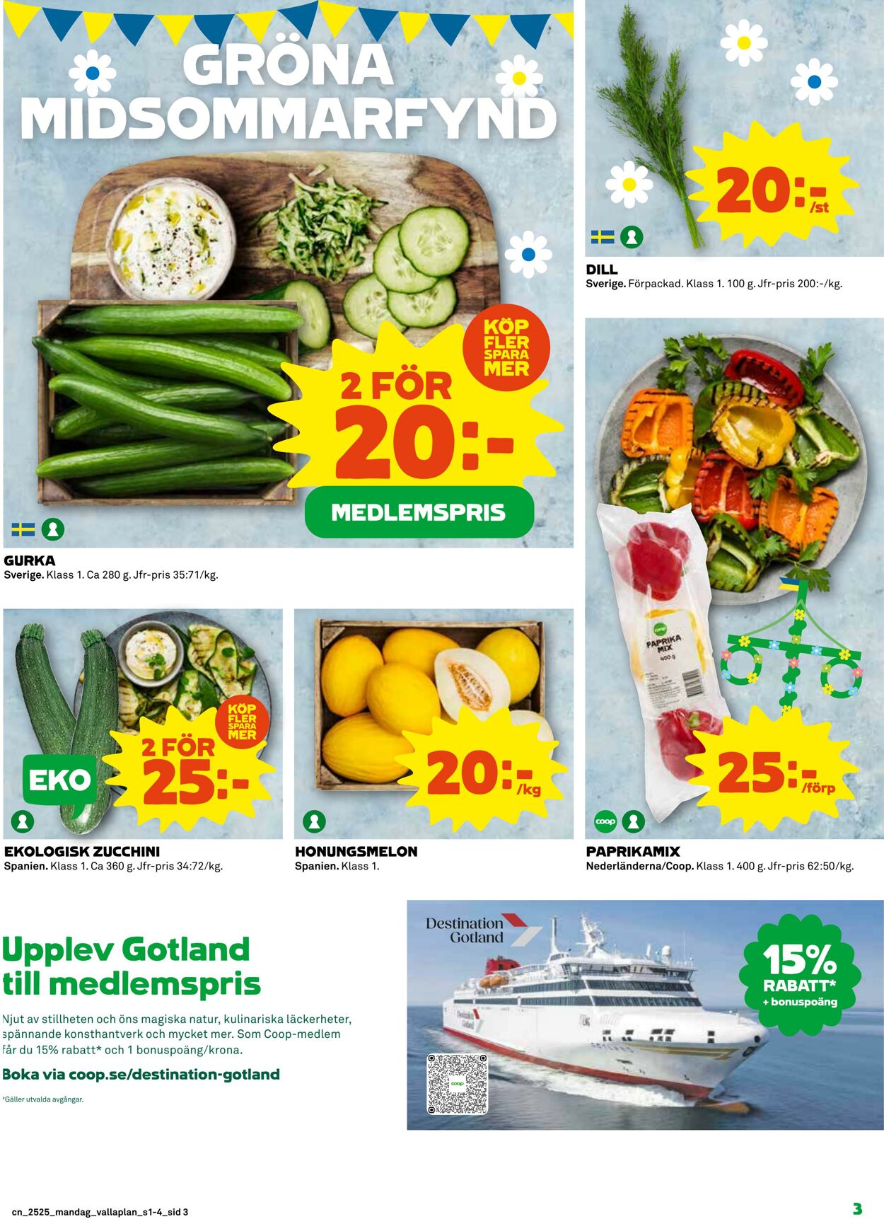 Erbjudanden Coop 16.06.2025 - 22.06.2025