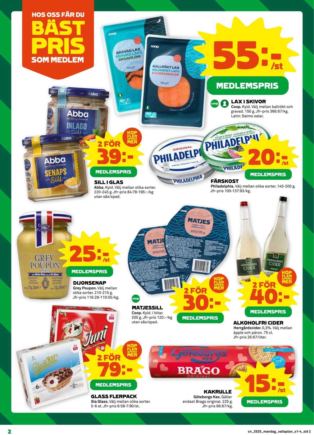 Erbjudanden Coop 16.06.2025 - 22.06.2025