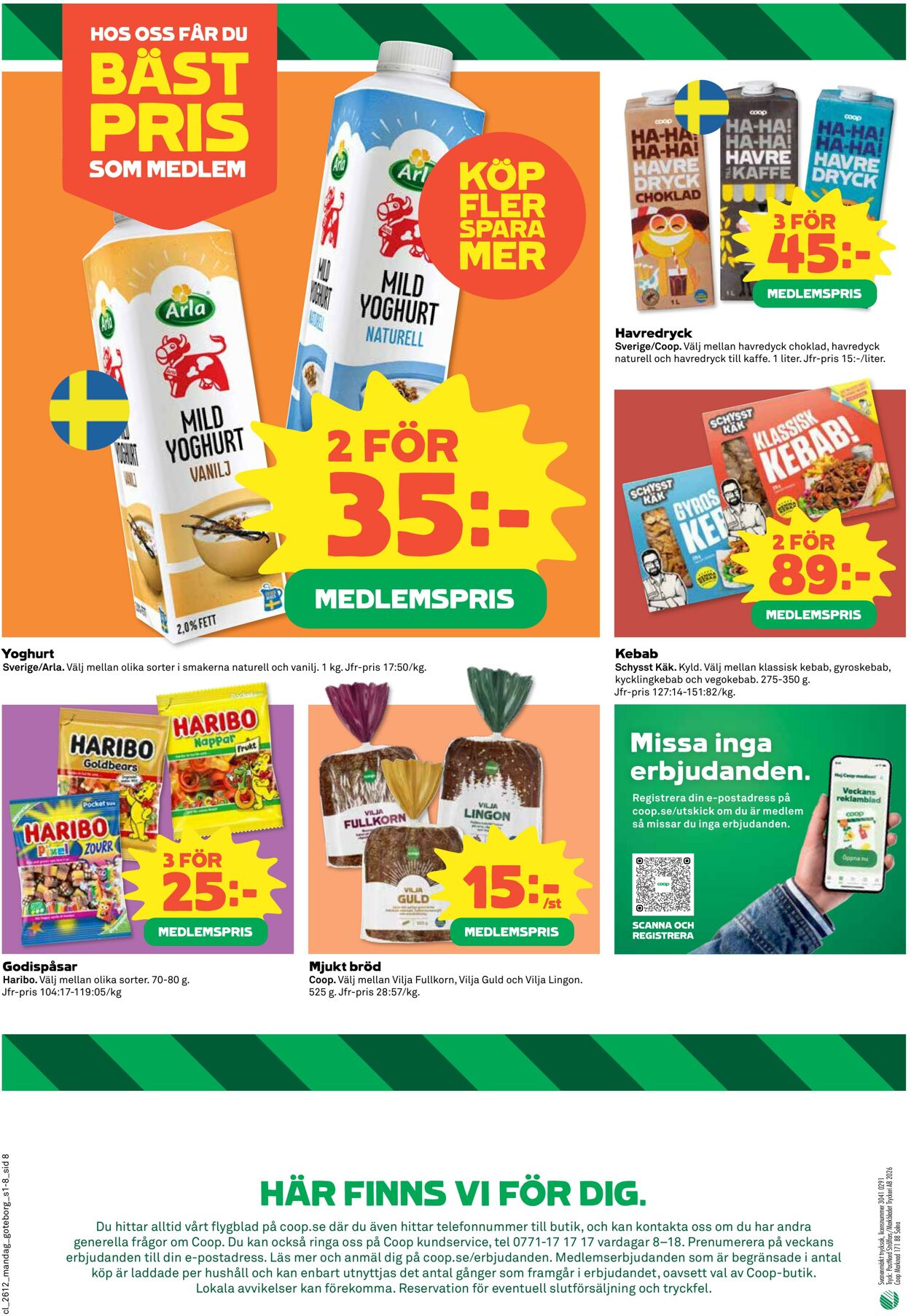Erbjudanden Coop 16.03.2026 - 22.03.2026