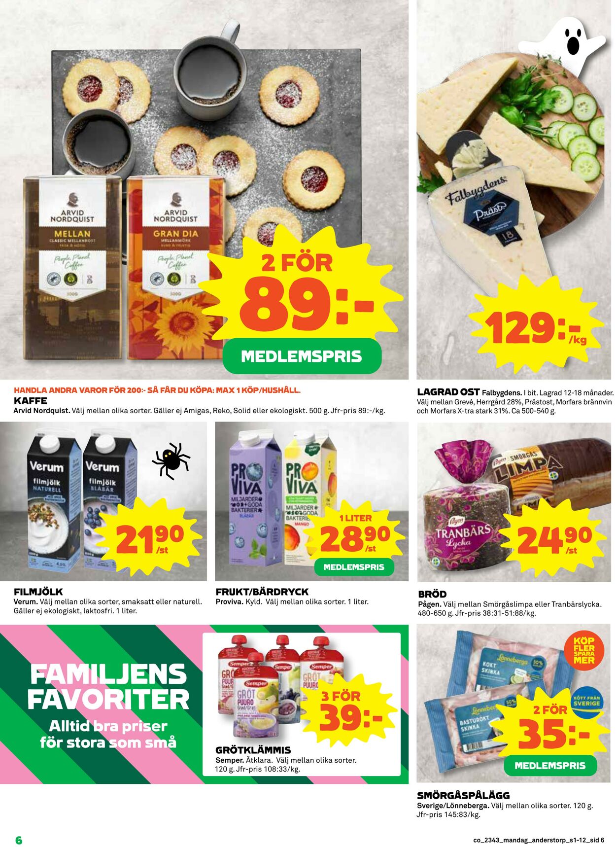 Erbjudanden Coop 23.10.2023 - 29.10.2023