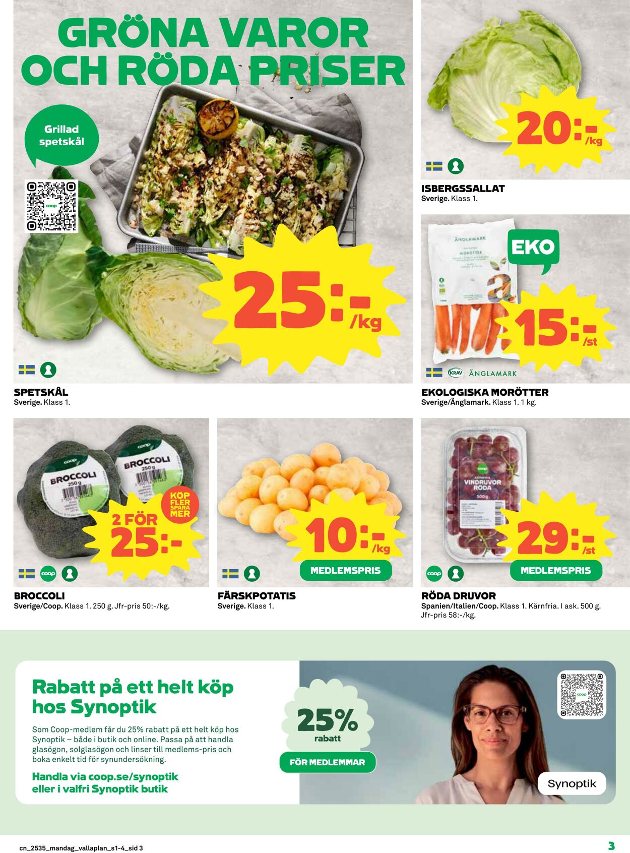Erbjudanden Coop 25.08.2025 - 31.08.2025