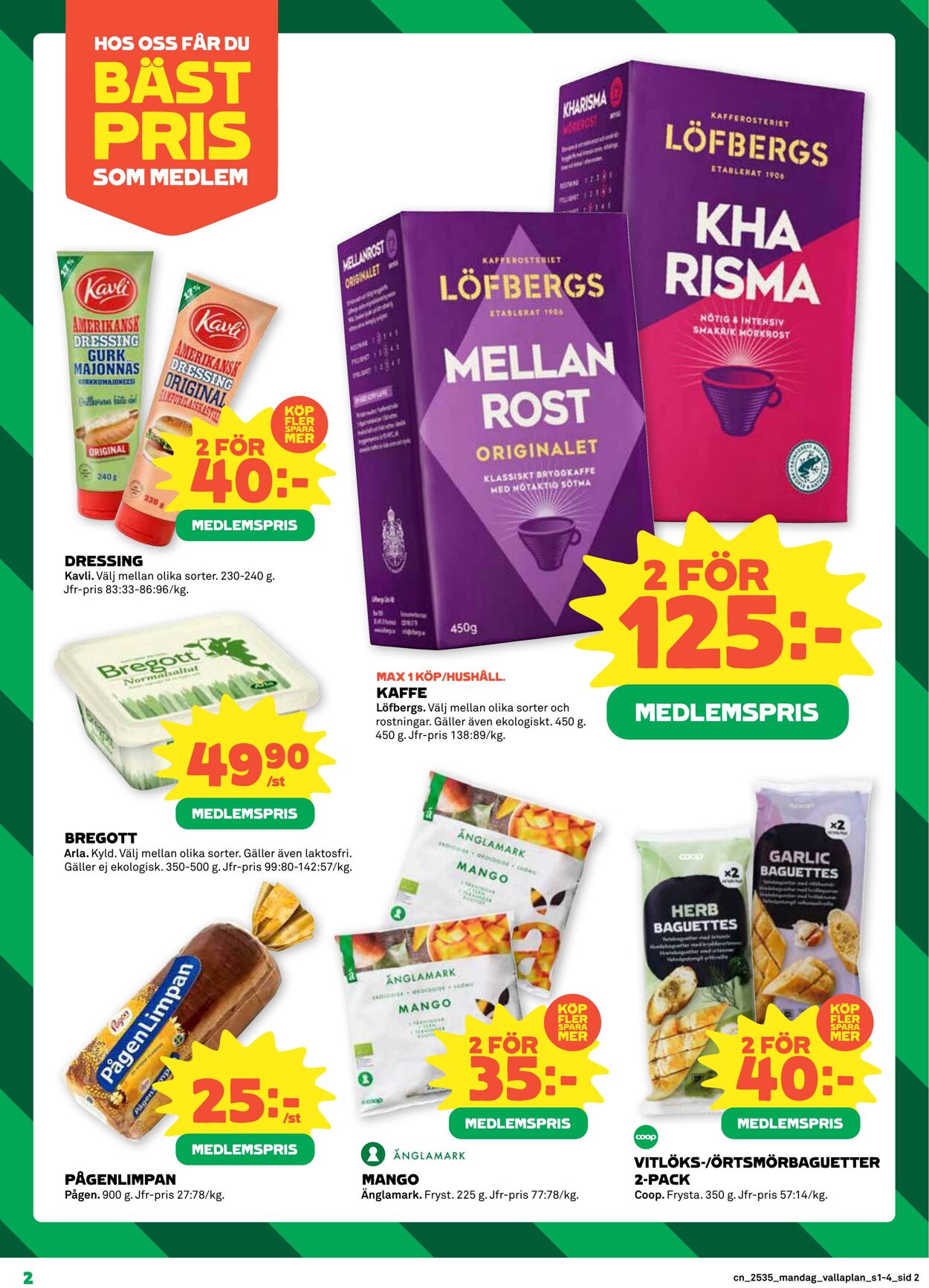 Erbjudanden Coop 25.08.2025 - 31.08.2025